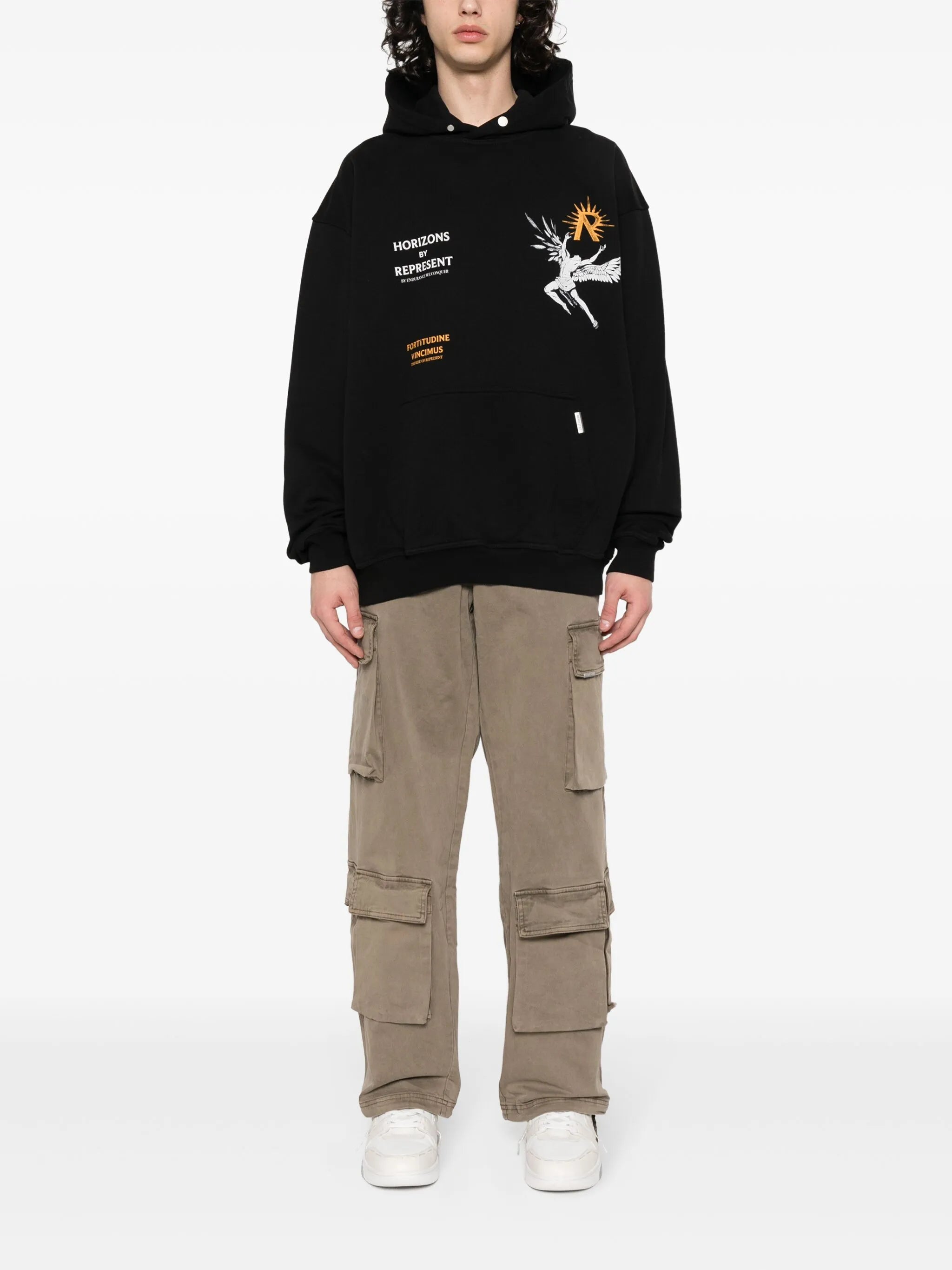 Icarus cotton hoodie