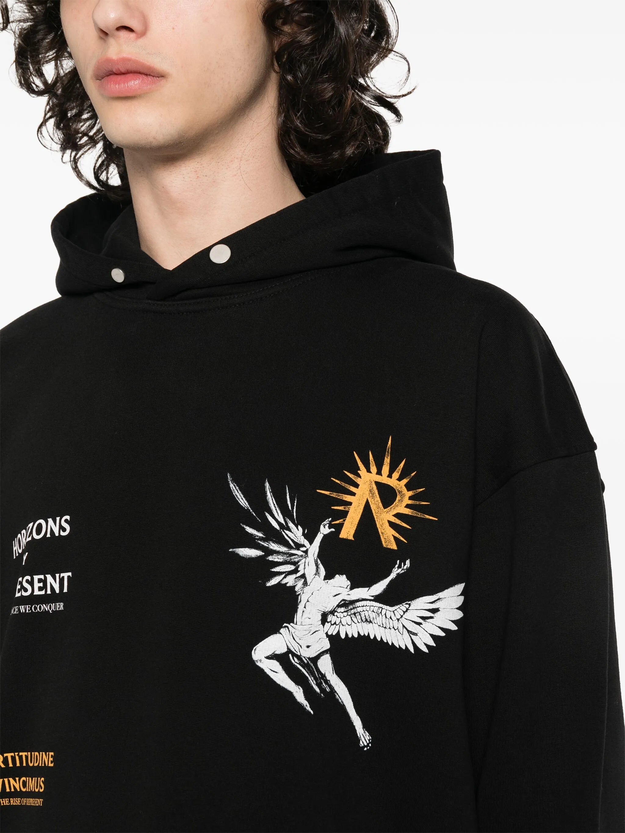 Icarus cotton hoodie