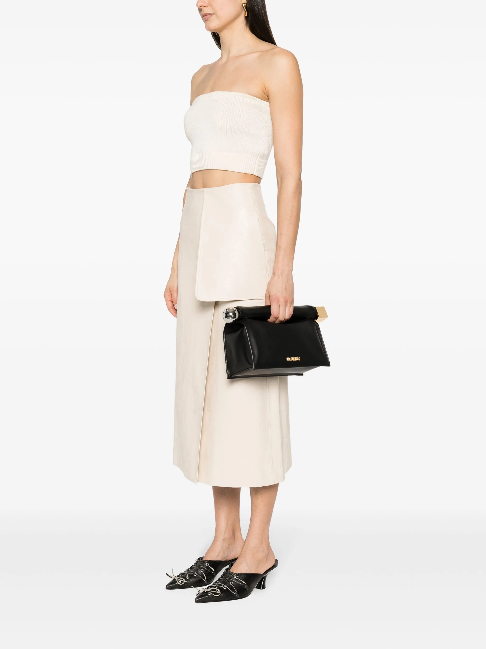 La Pochette Rond Carré clutch bag