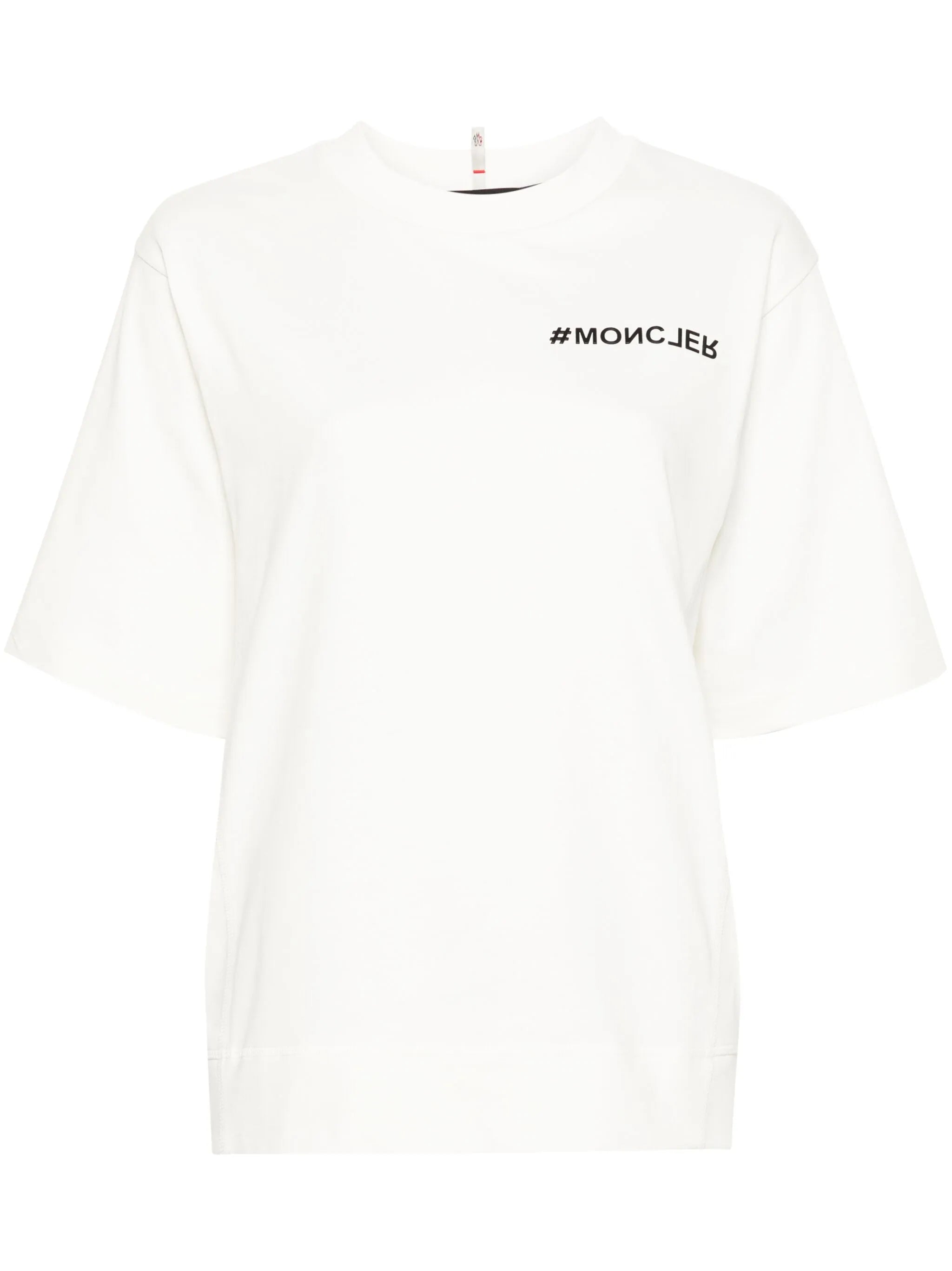 logo-embossed cotton T-shirt