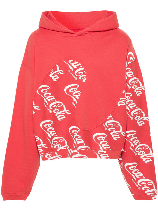 Coca-Cola print hoodie