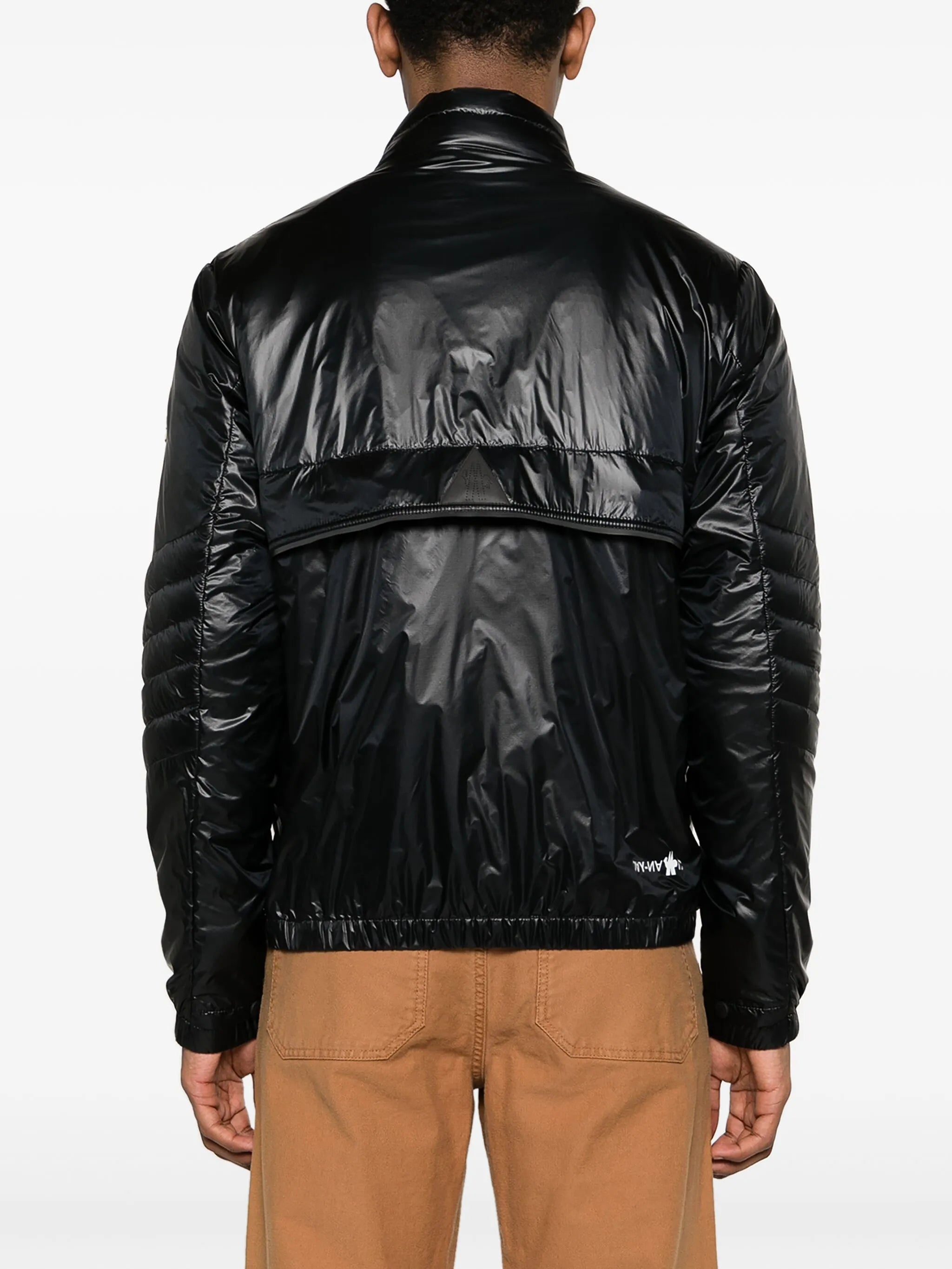 high-shine padded jacket