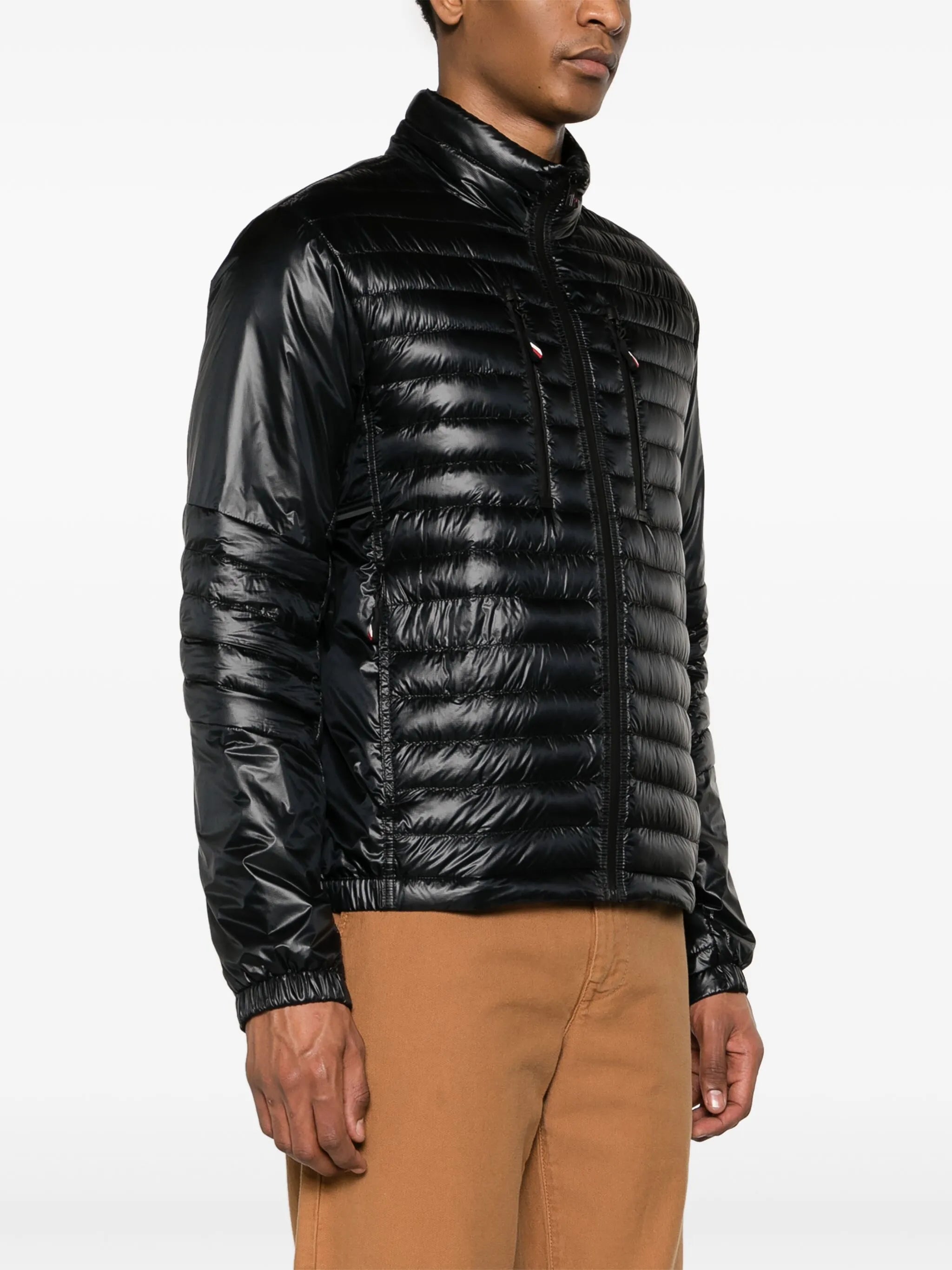 high-shine padded jacket