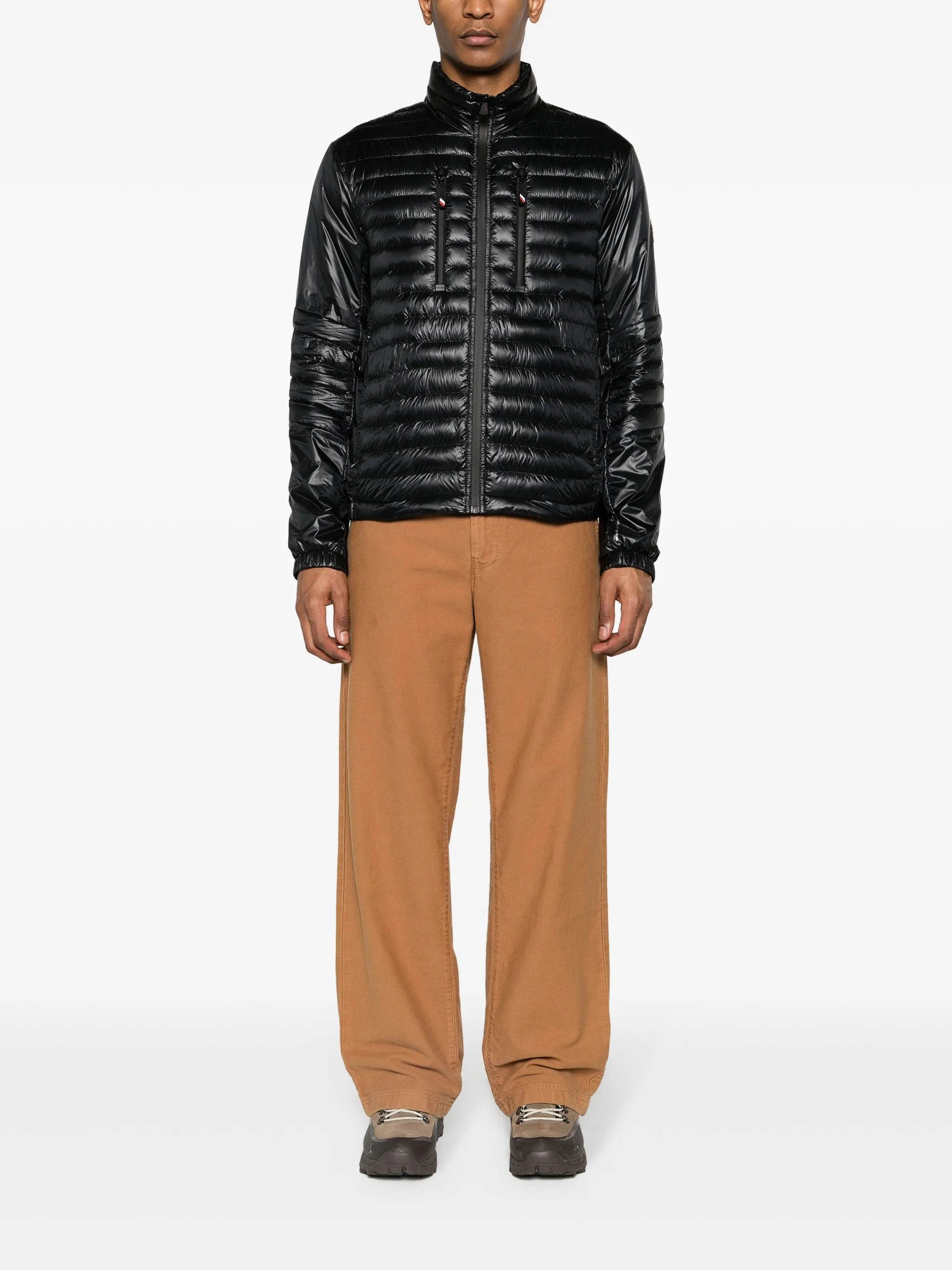 high-shine padded jacket