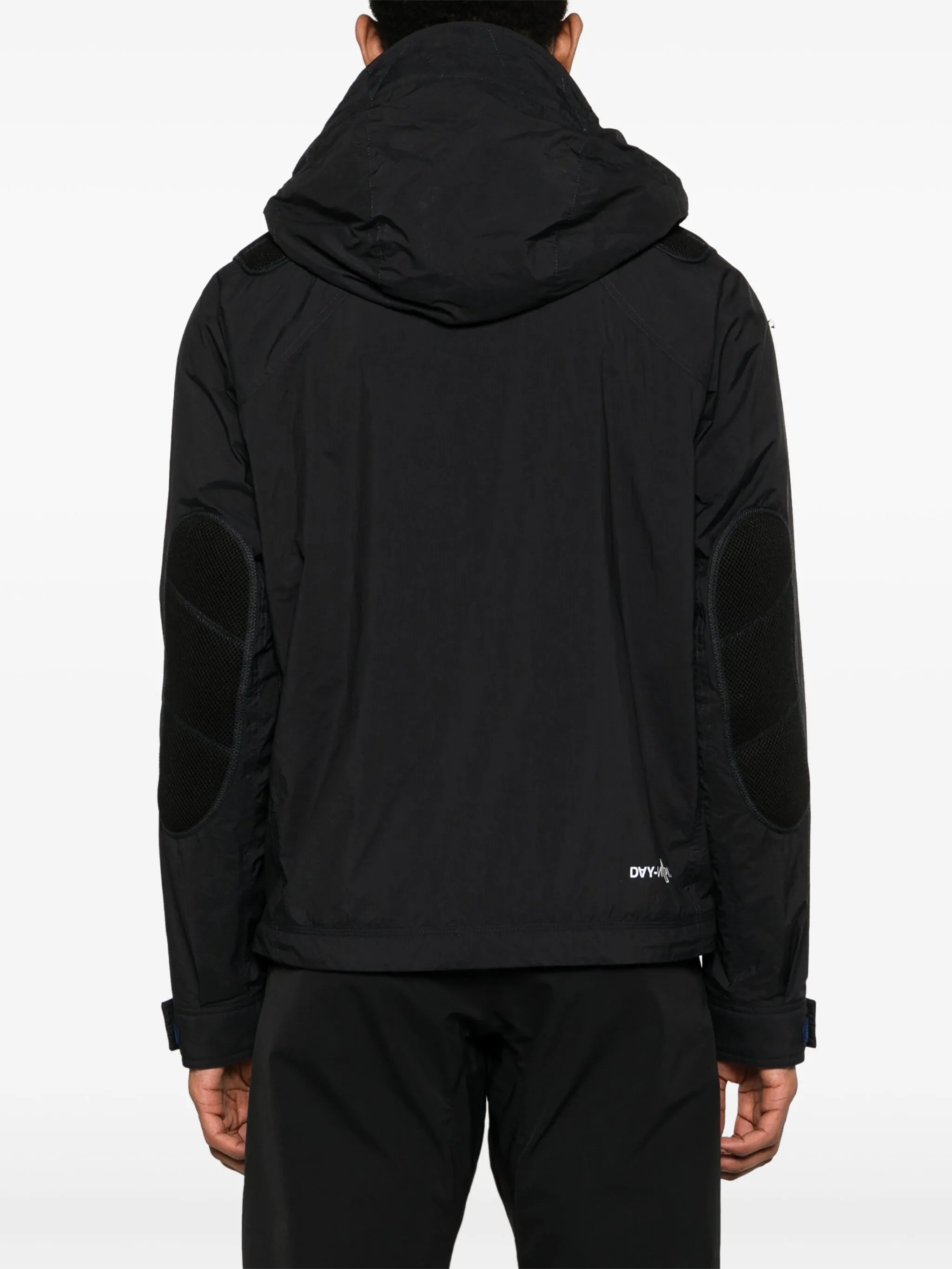 zip-up hooded jacket