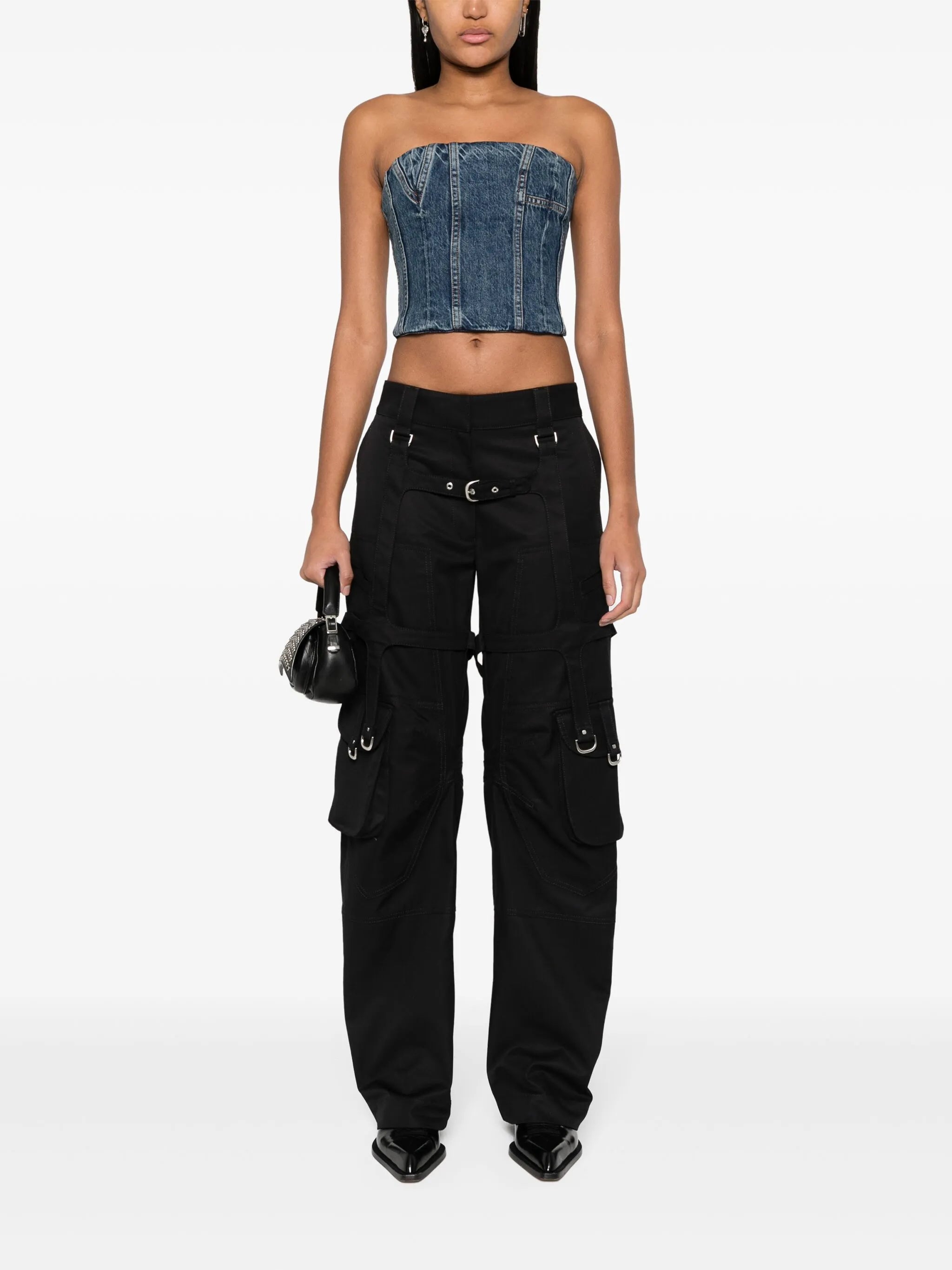 MA bustier crop top