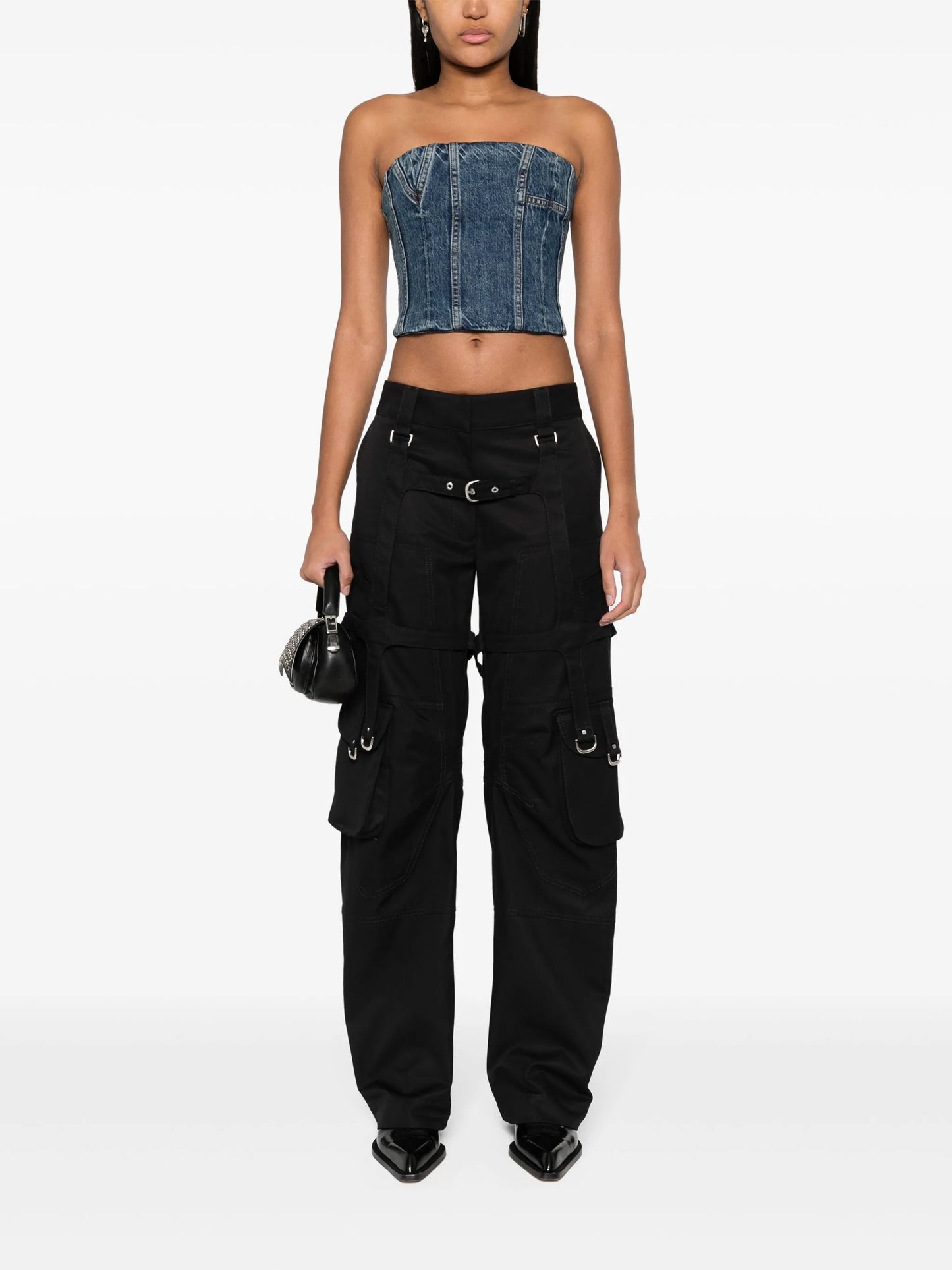 MA bustier crop top