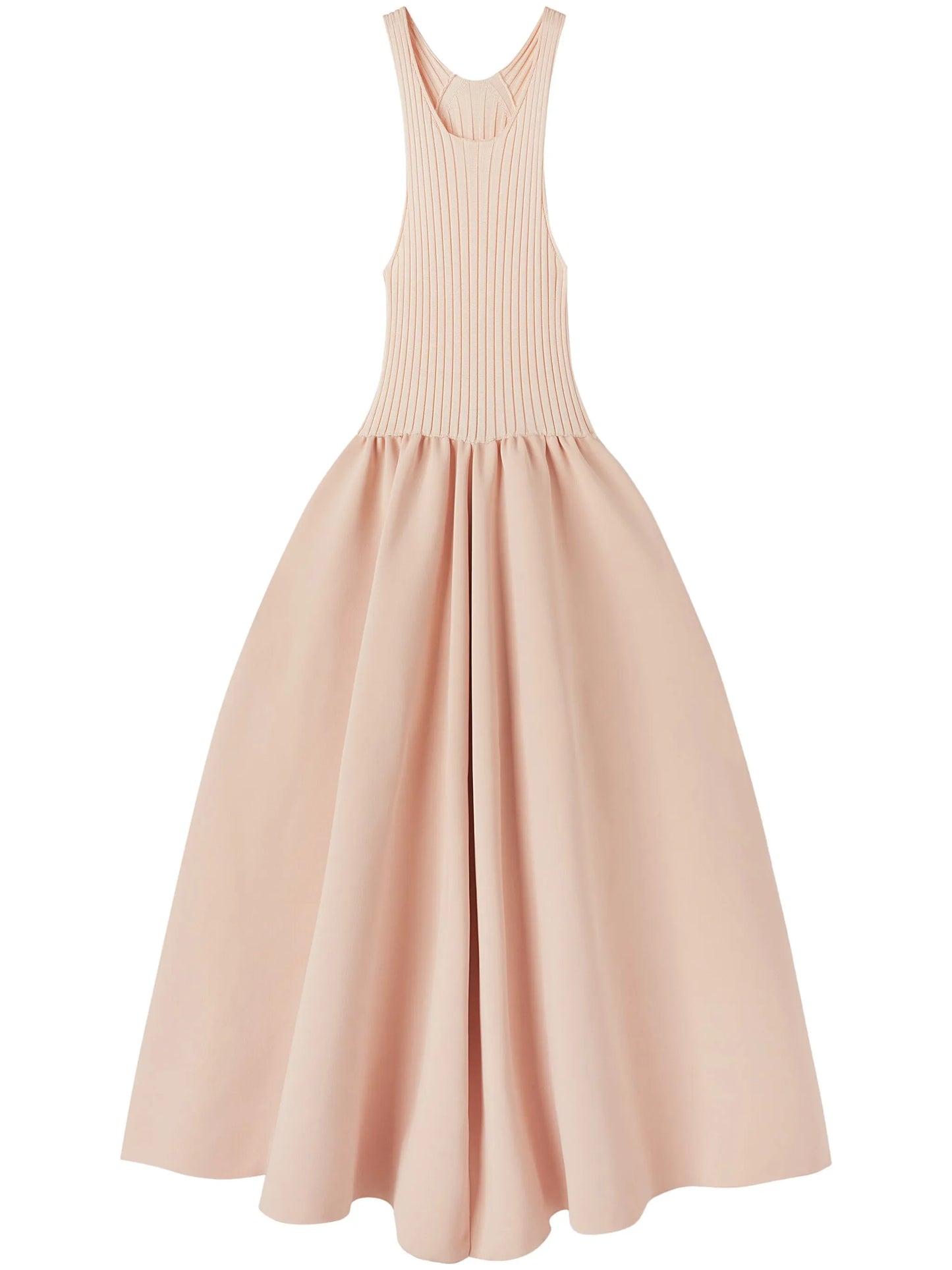 drop-waist full-skirt dress