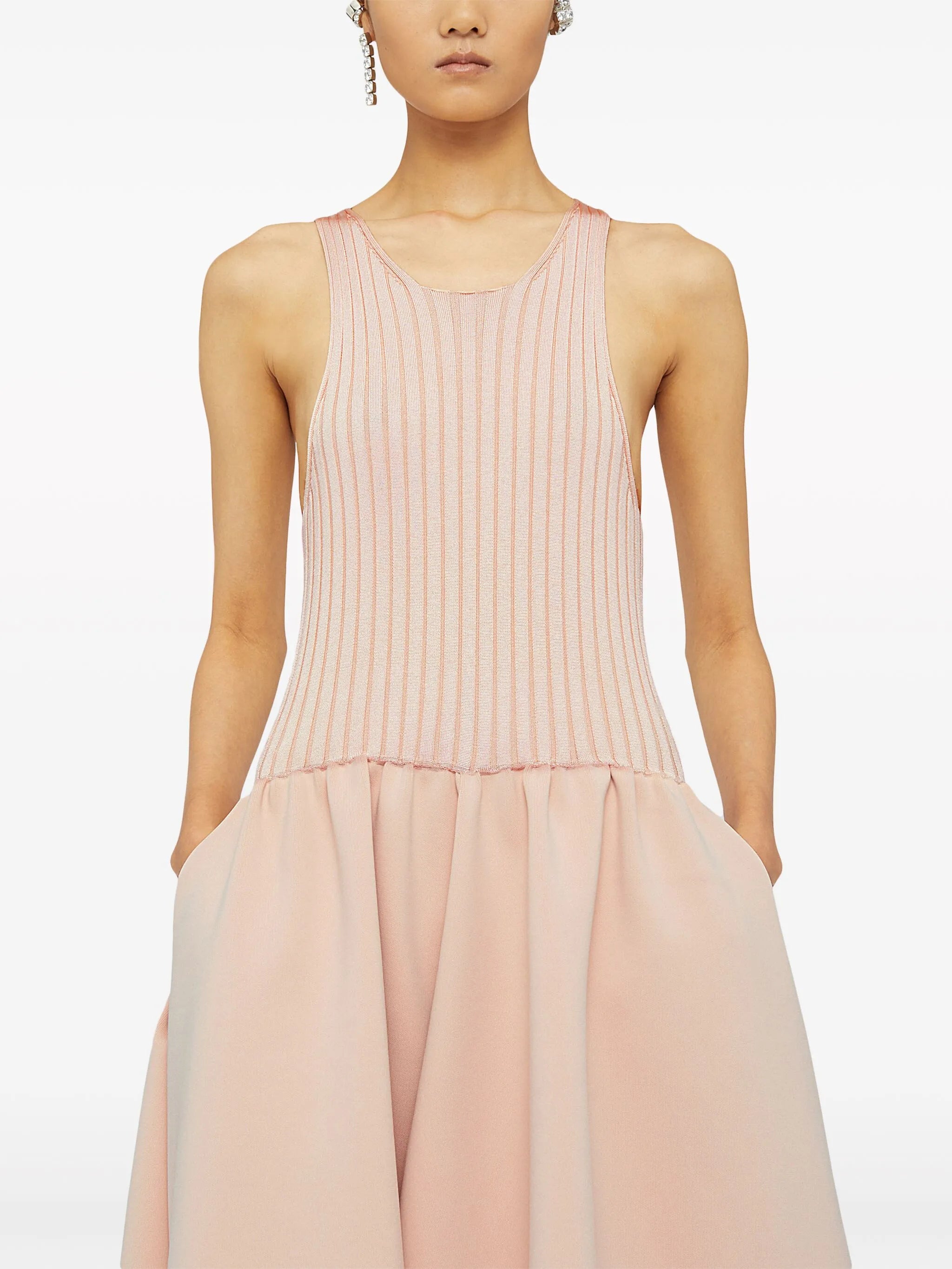 drop-waist full-skirt dress