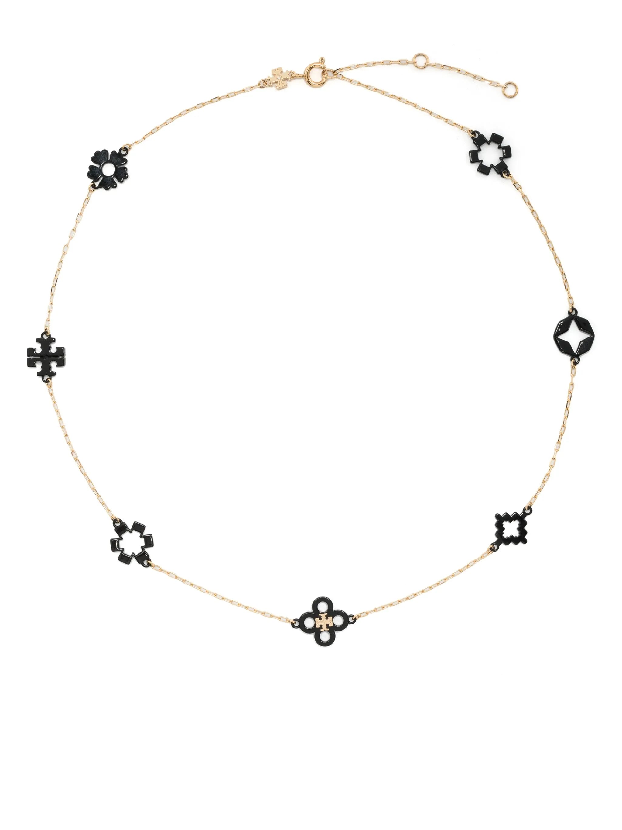 Kira Clover chain-link necklace