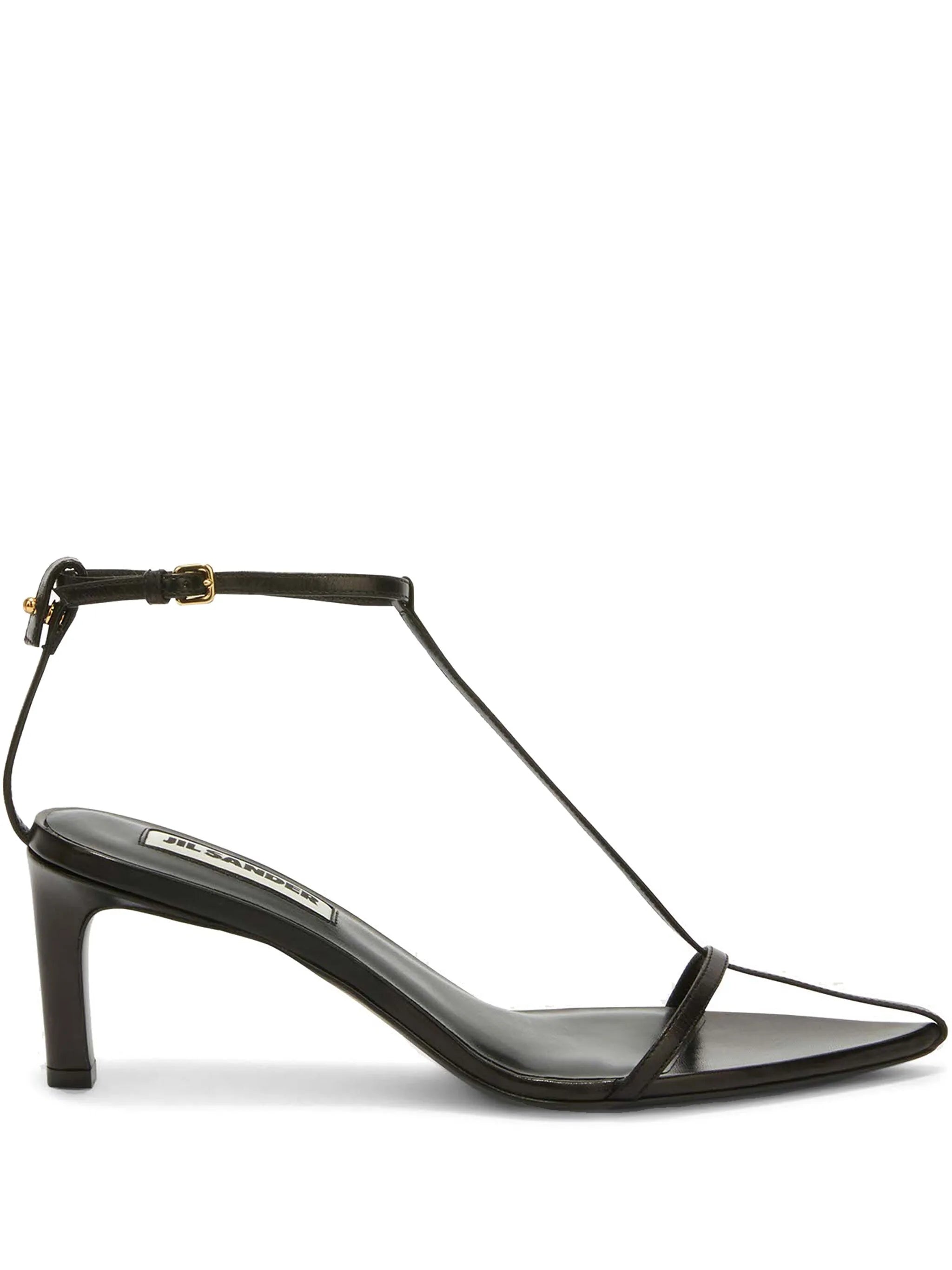 high leather sandals