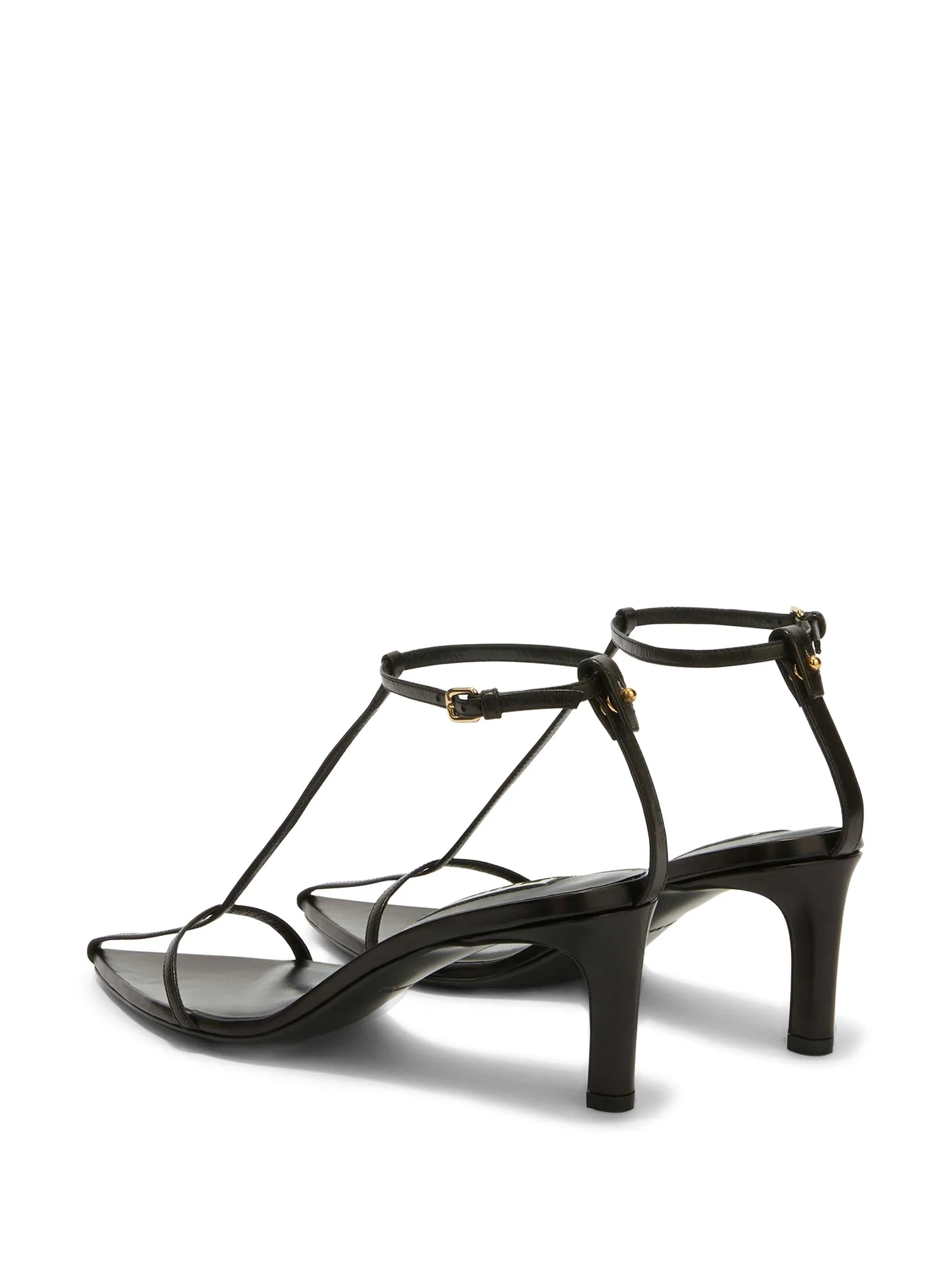 high leather sandals