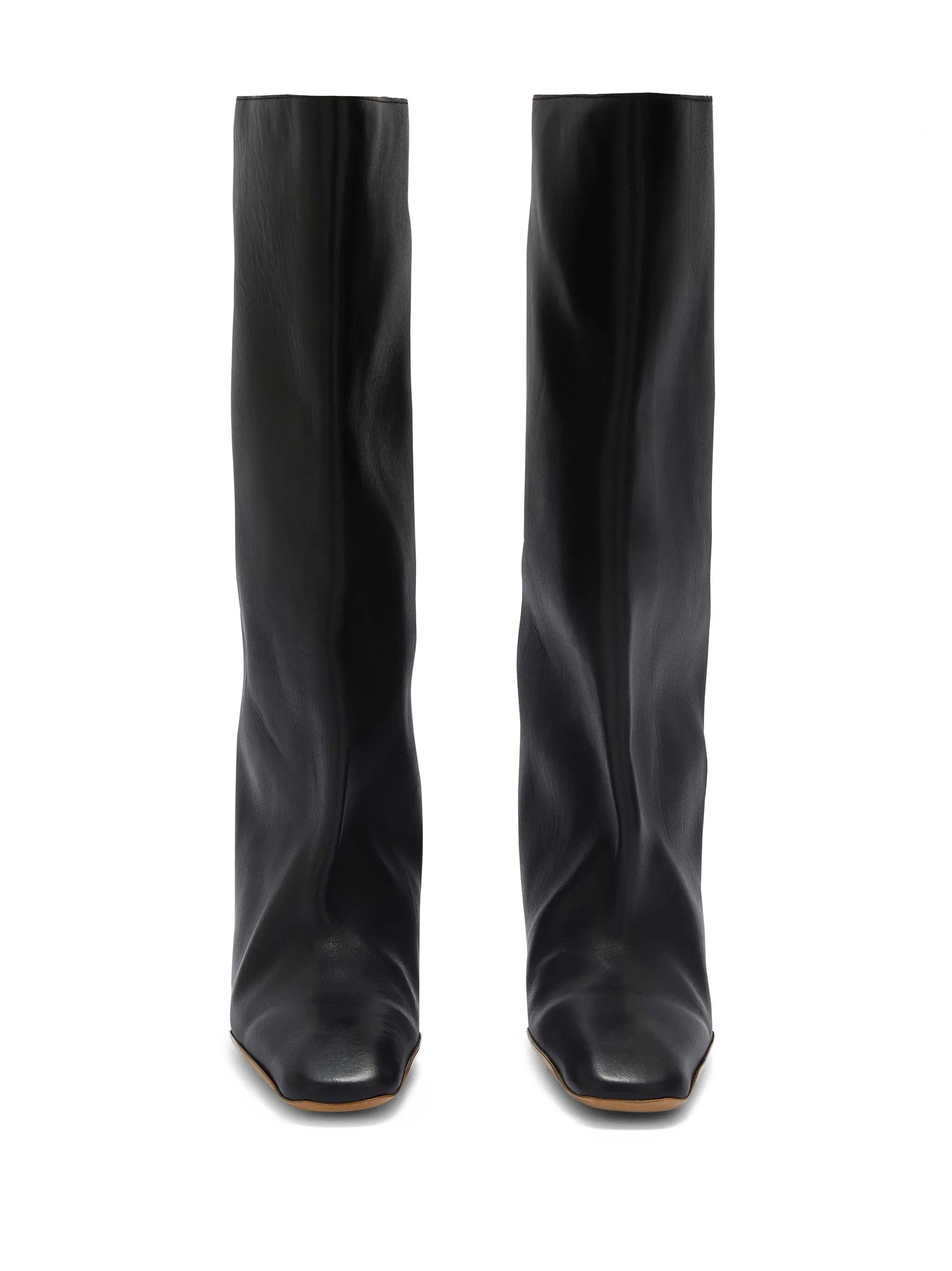 leather knee boots