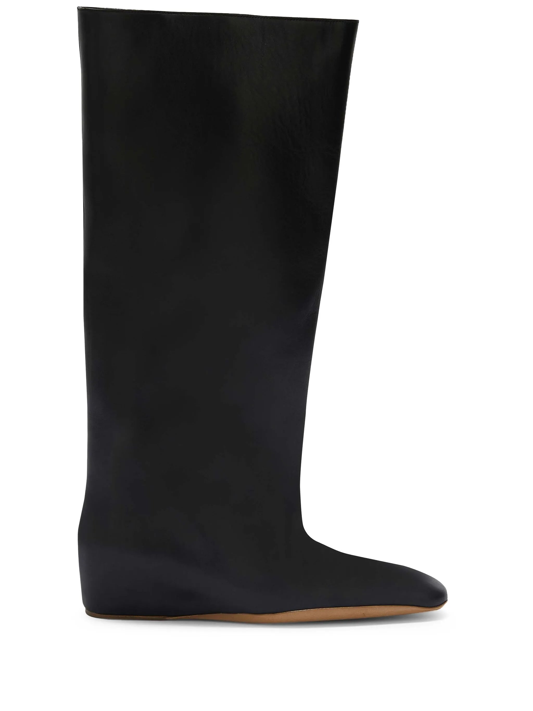 leather knee boots