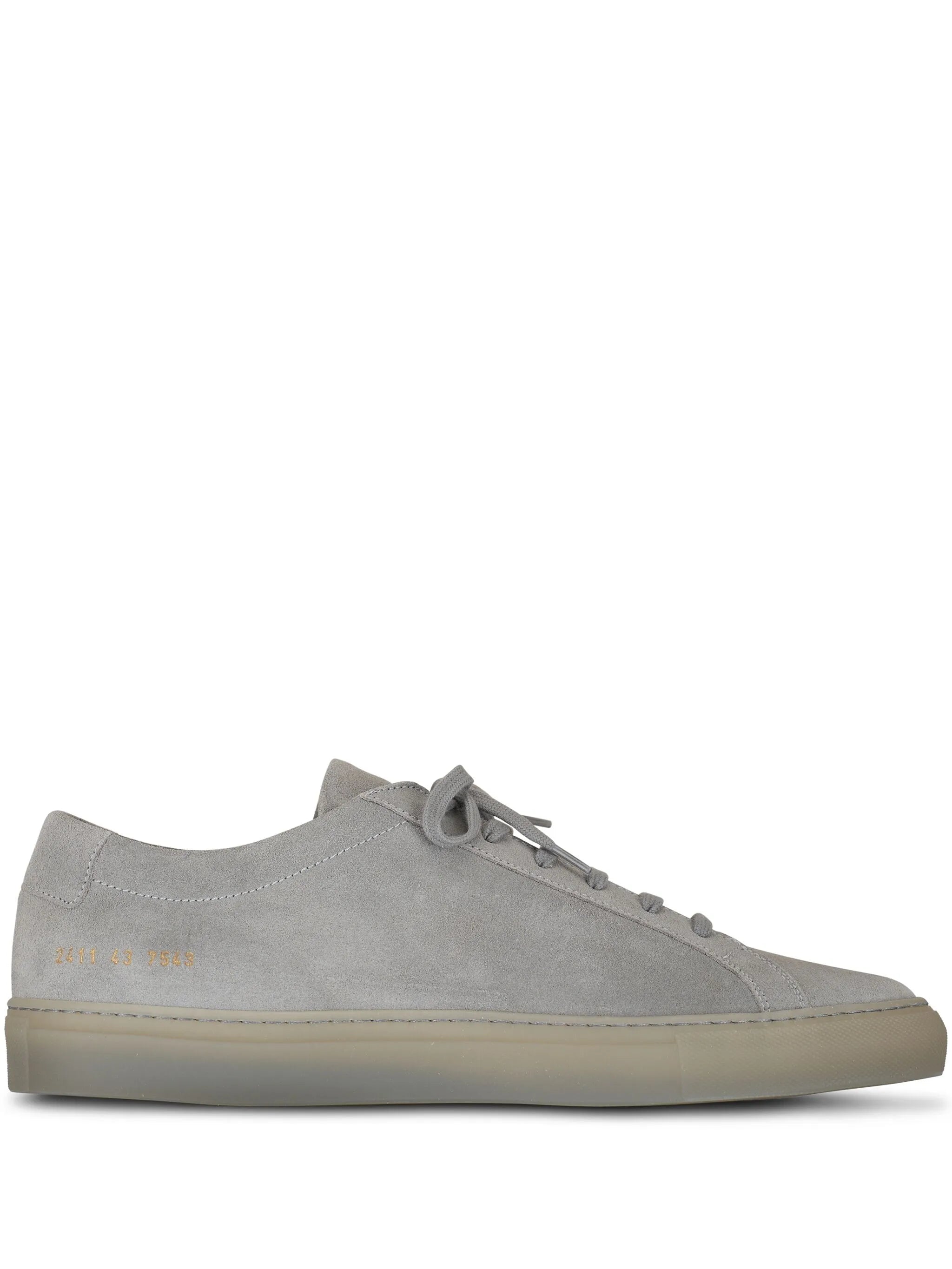 leather lace-up sneakers