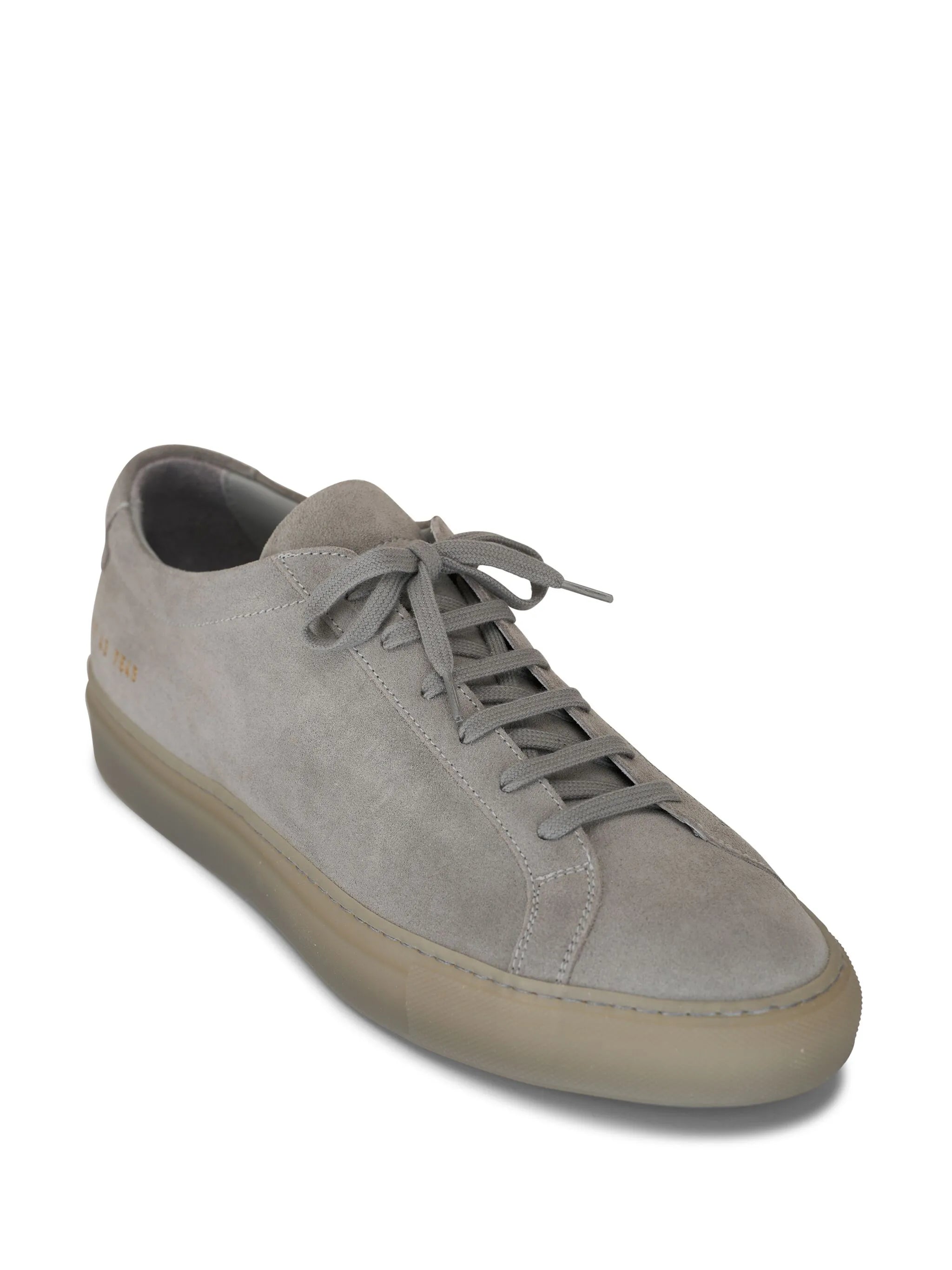 leather lace-up sneakers