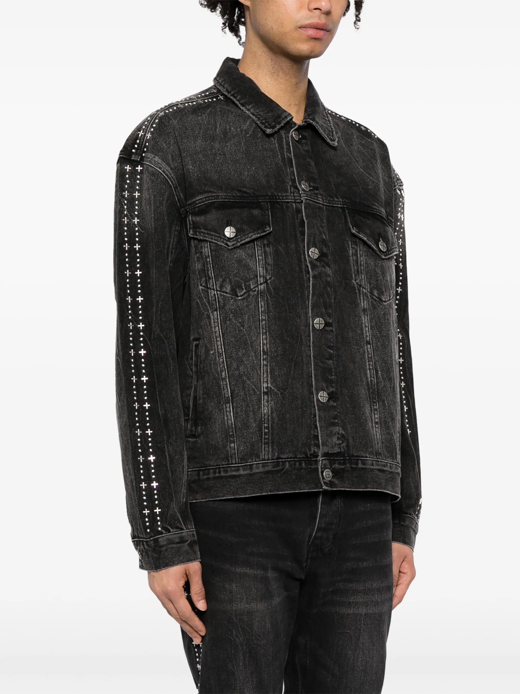 Oh G studded denim jacket