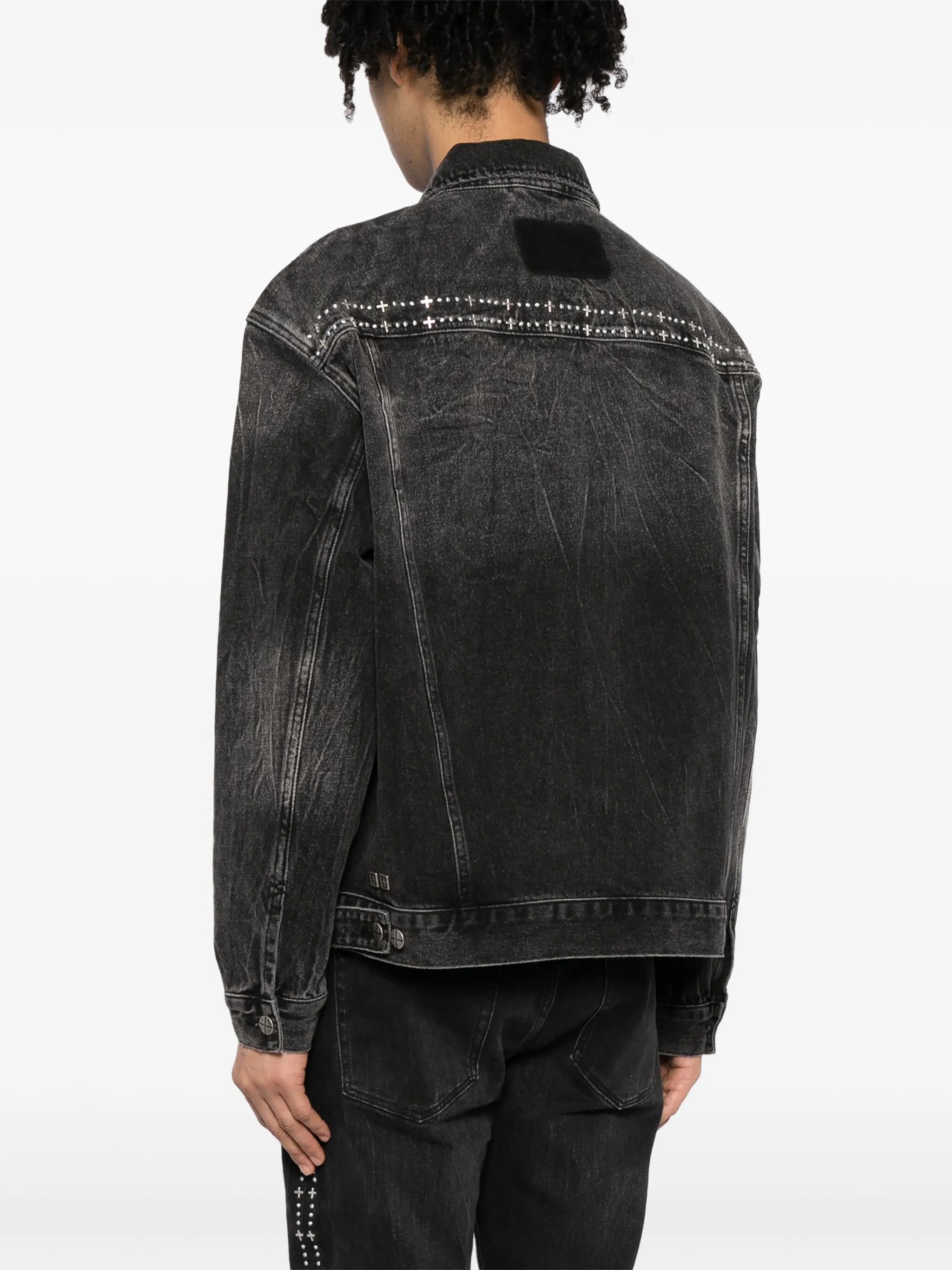 Oh G studded denim jacket