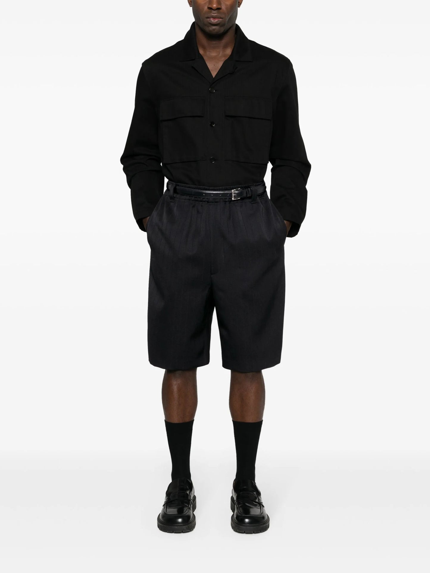 Le Bermuda Juego wool shorts
