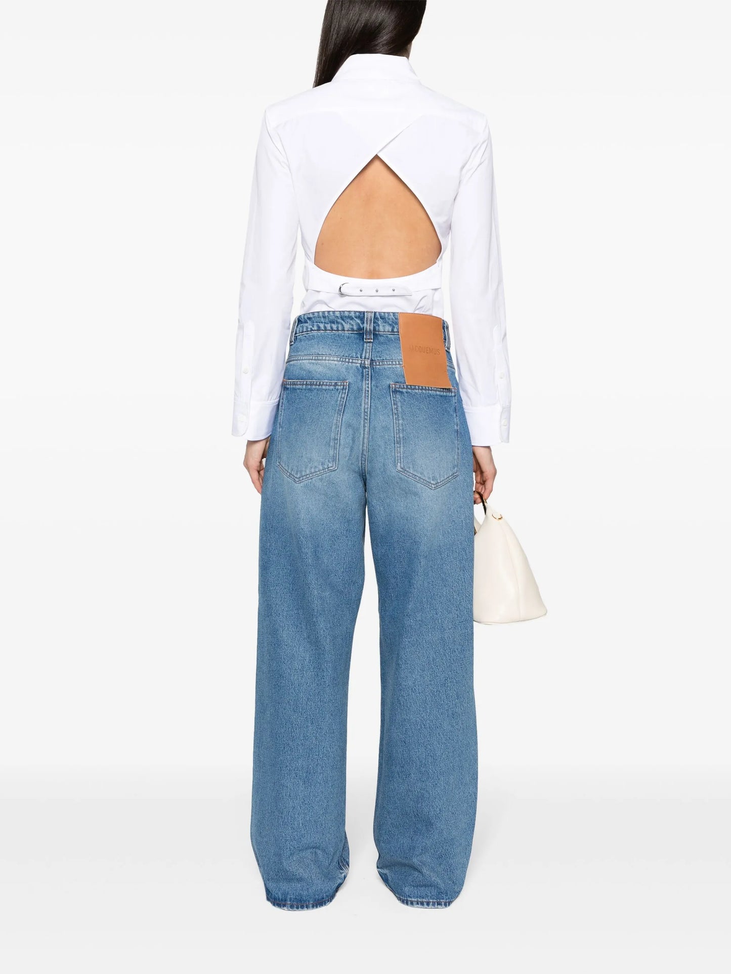 Nîmes mid-rise wide jeans