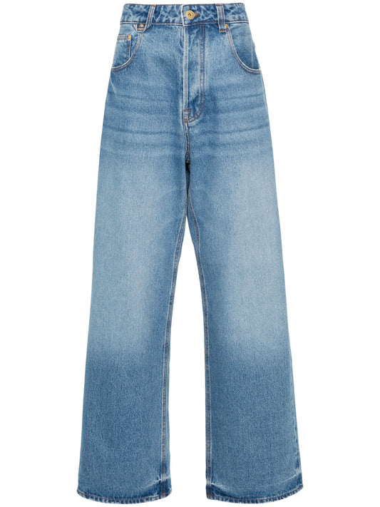 Nîmes mid-rise wide jeans