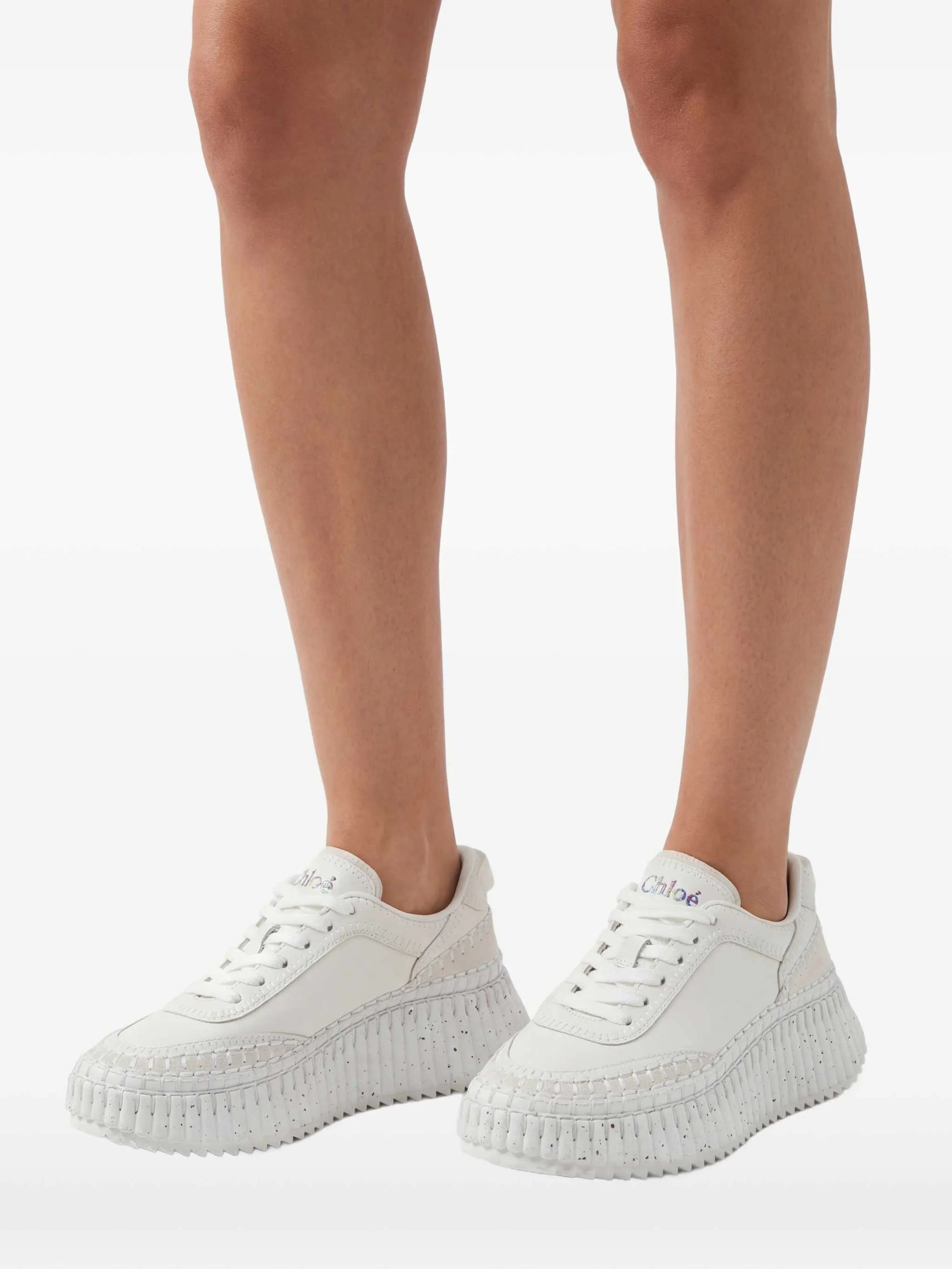 Nama whipstitch-detailed sneakers