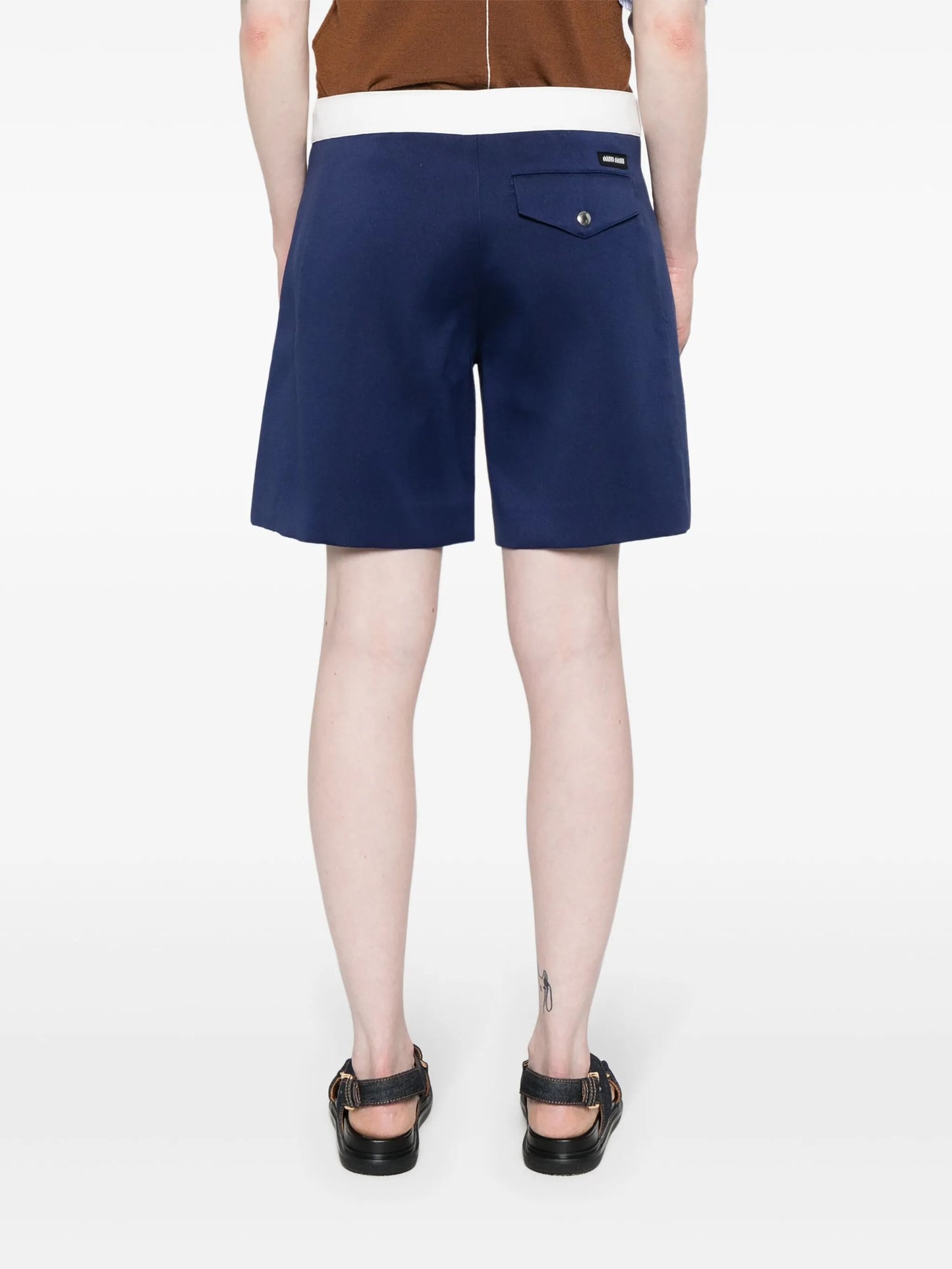 colour-block shorts