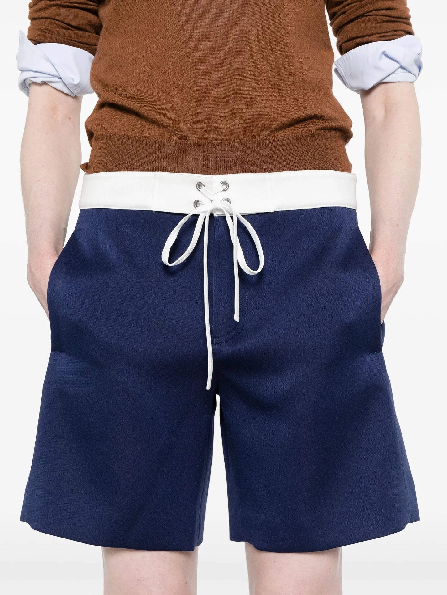 colour-block shorts