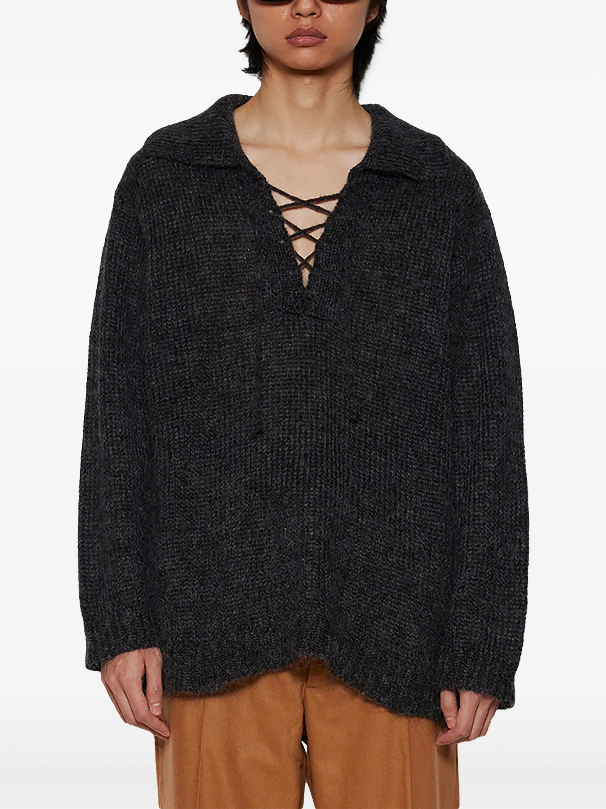 Alpine lace-up jumper
