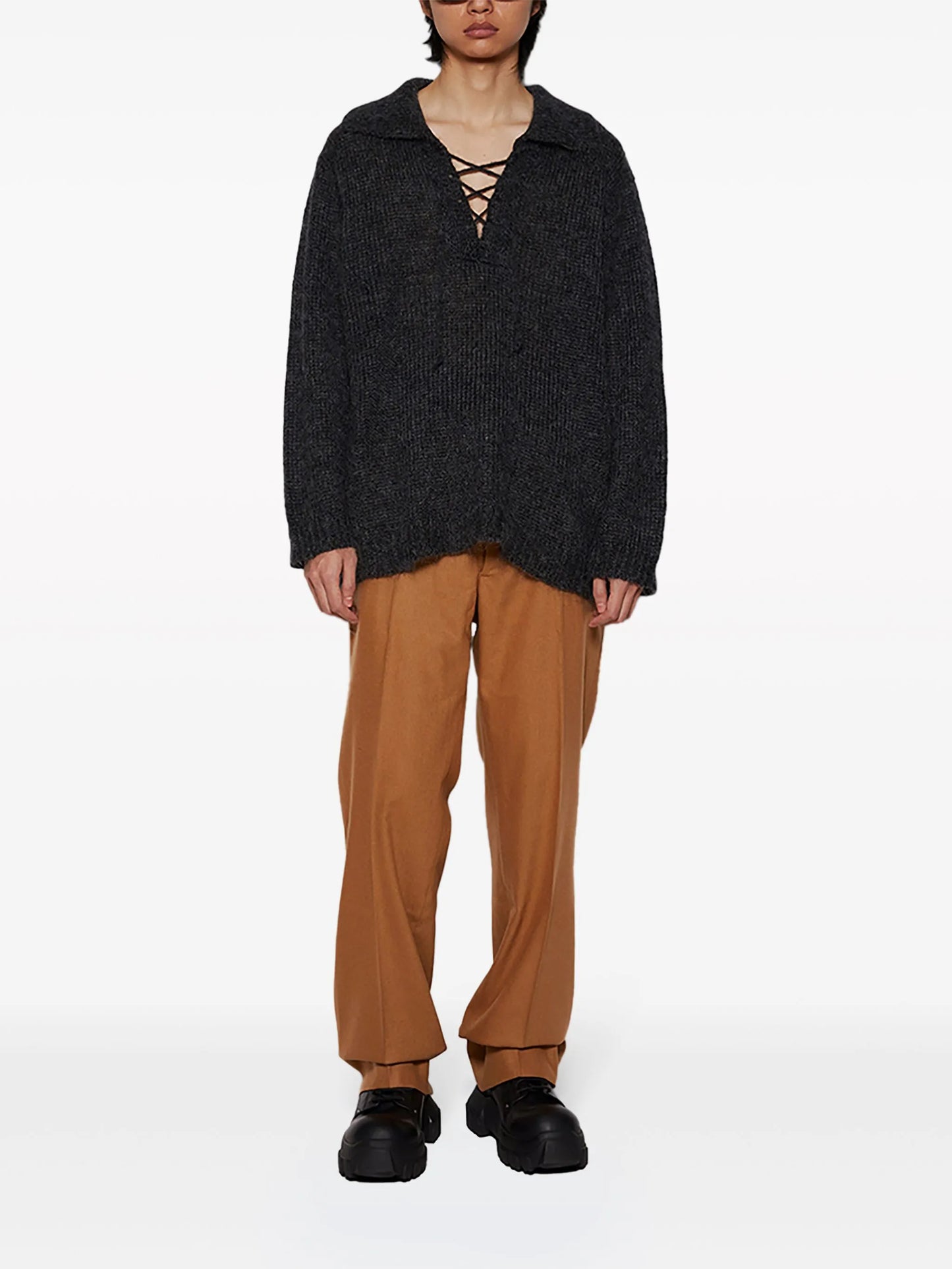Alpine lace-up jumper
