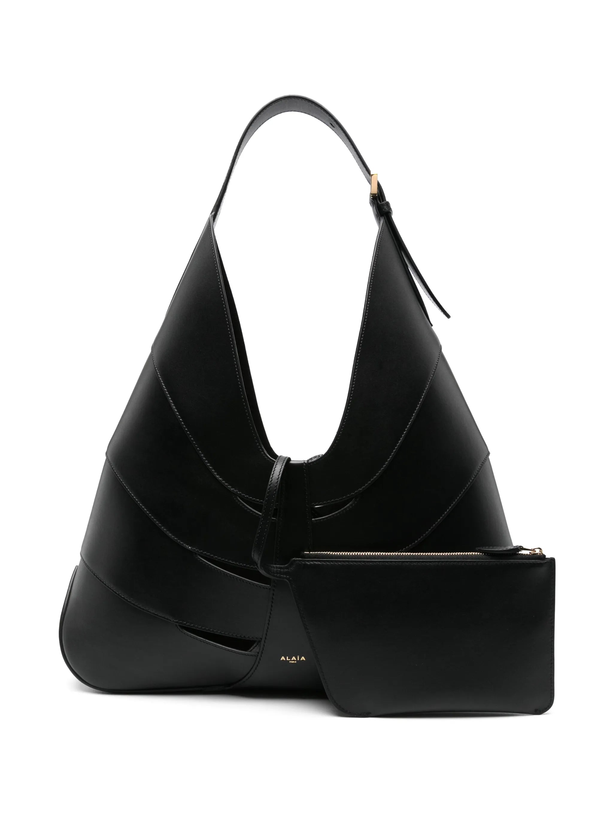 Delta leather tote bag
