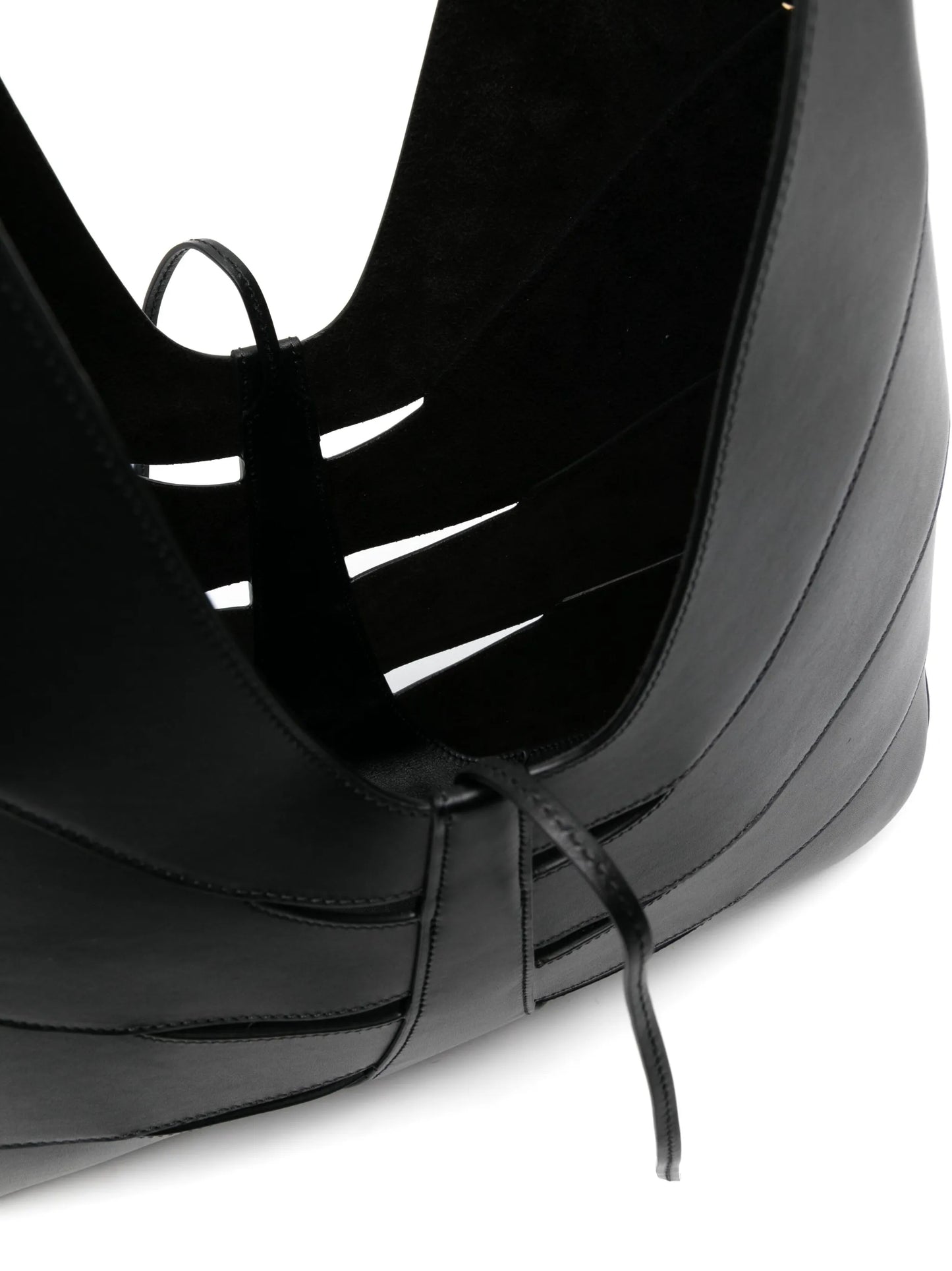 Delta leather tote bag