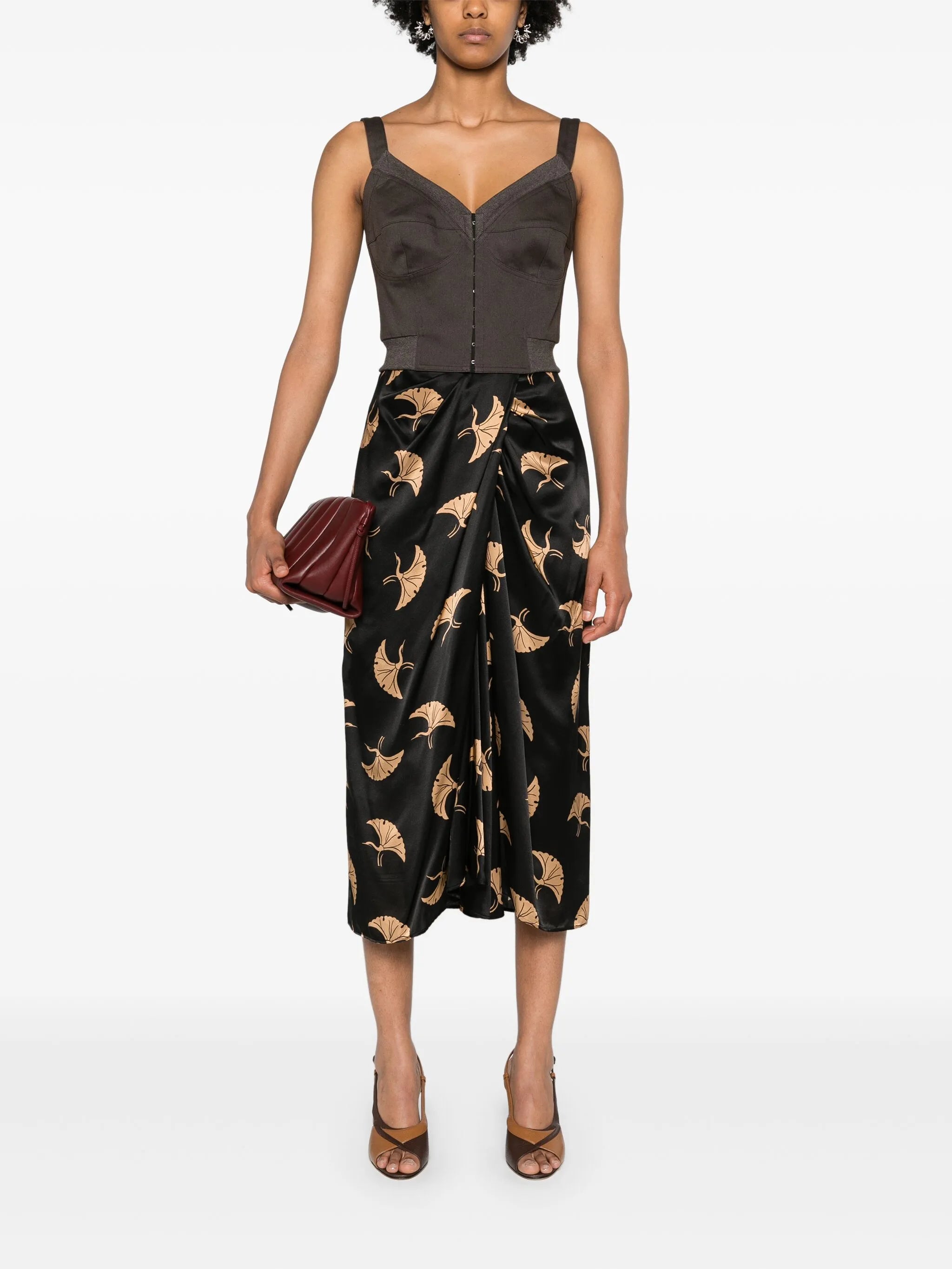 bustier cropped tank top