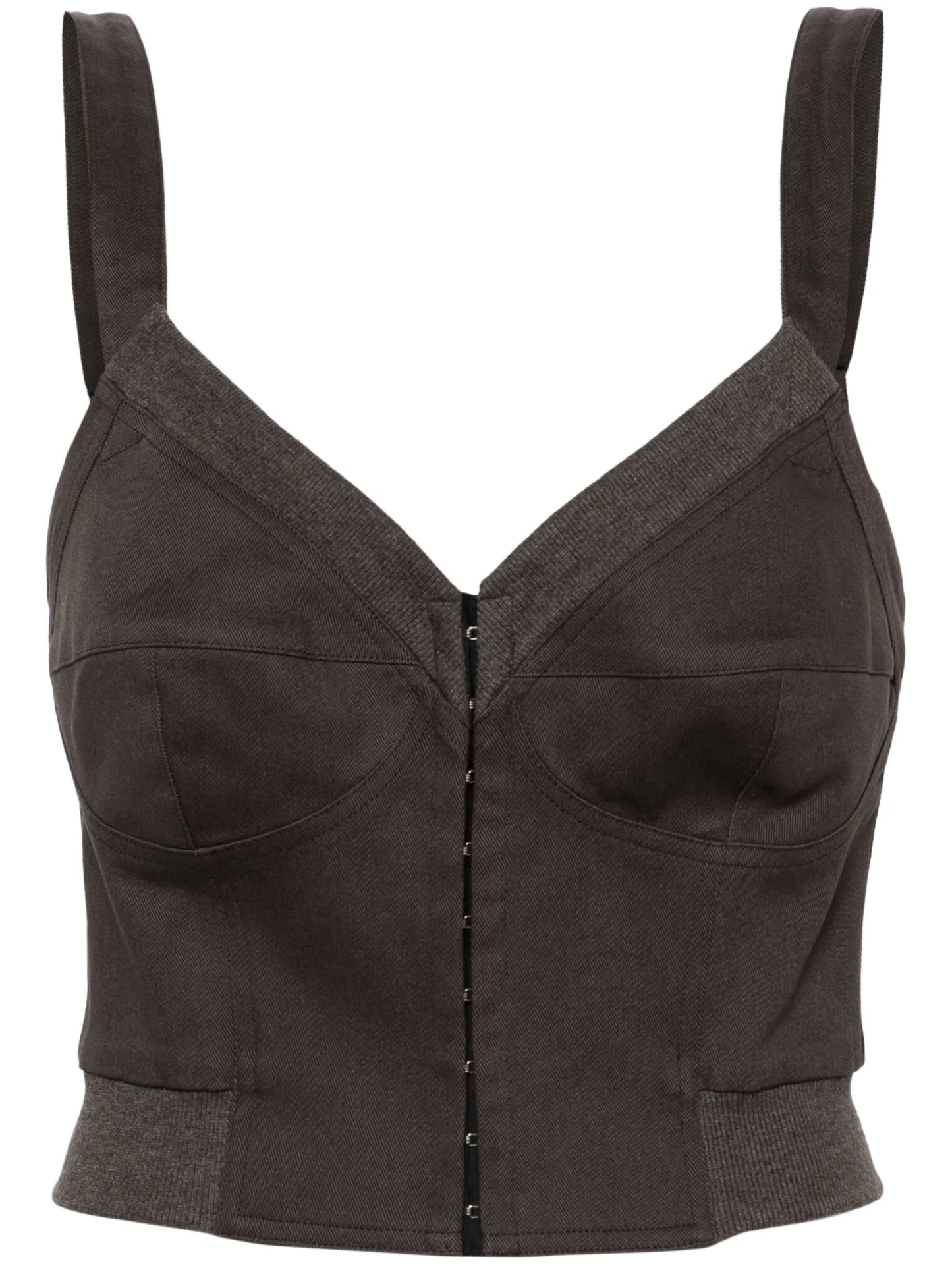 bustier cropped tank top