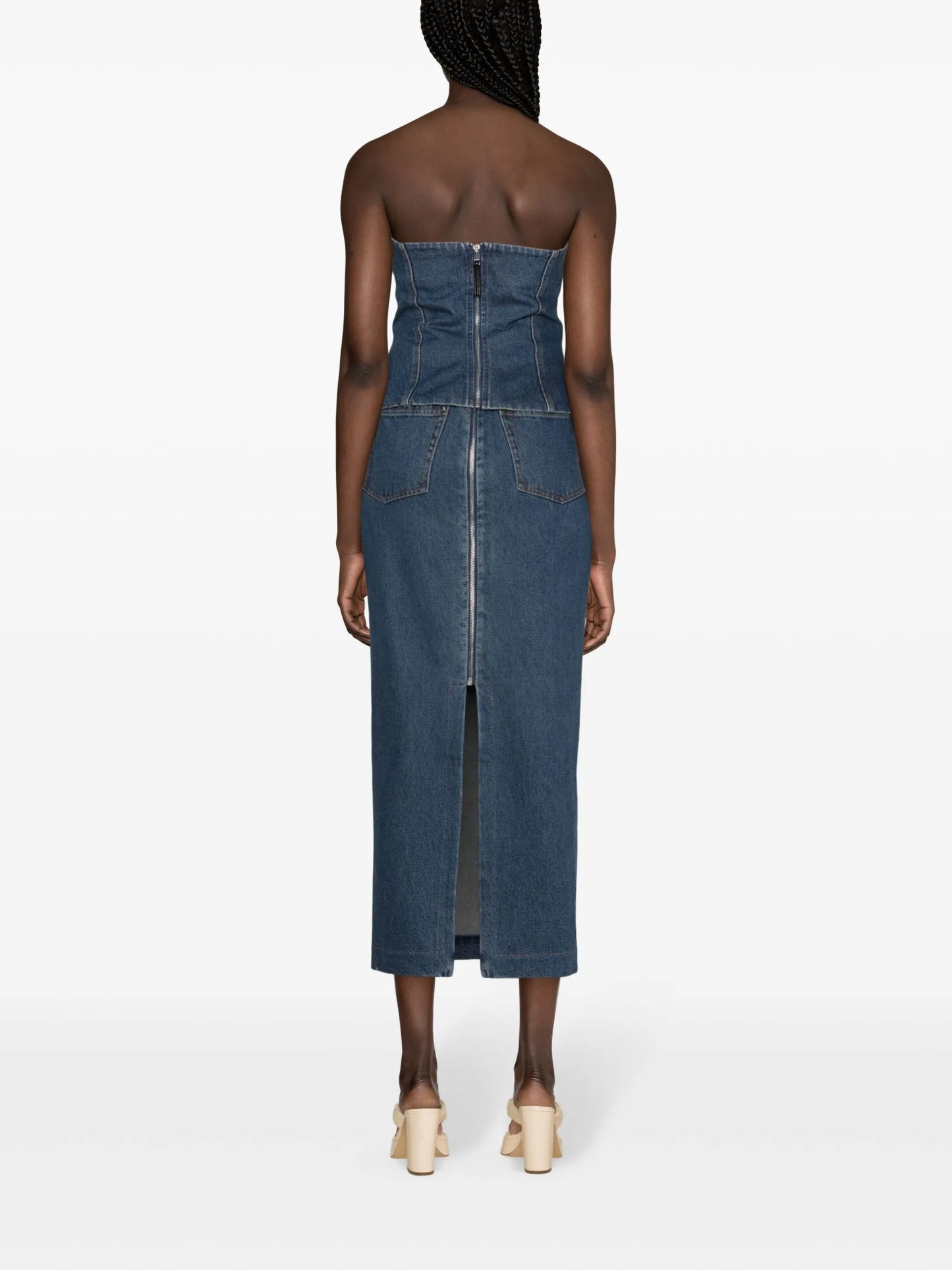 Jo denim bandeau top