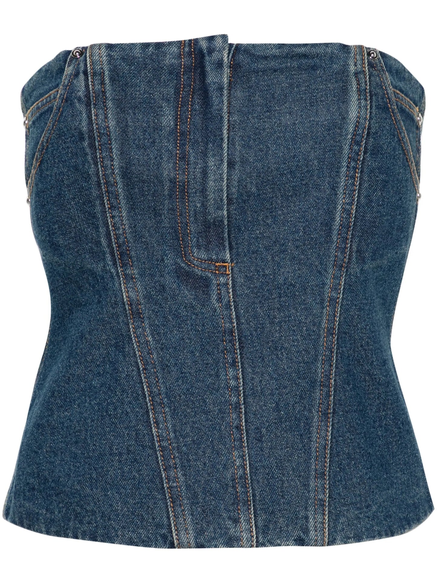 Jo denim bandeau top