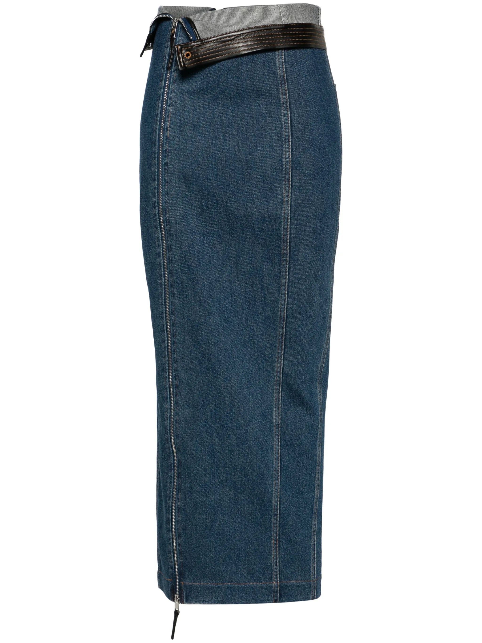 Jo maxi denim skirt
