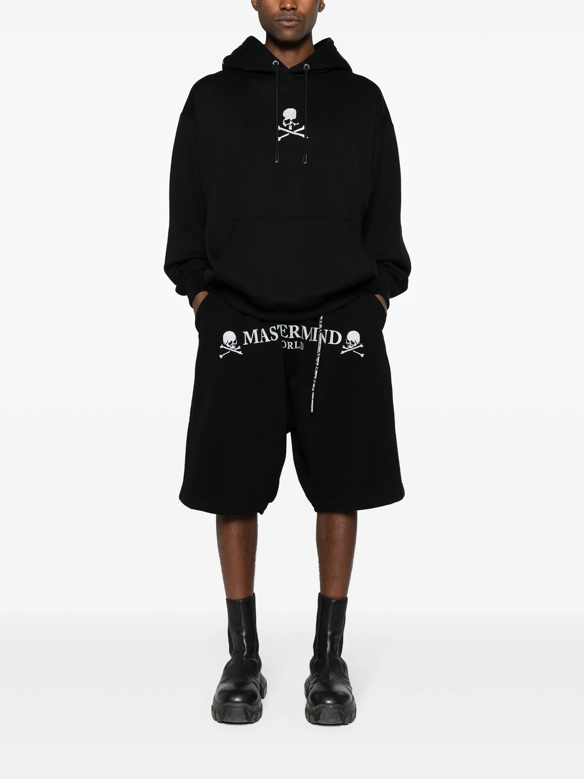 Easy logo-print track shorts