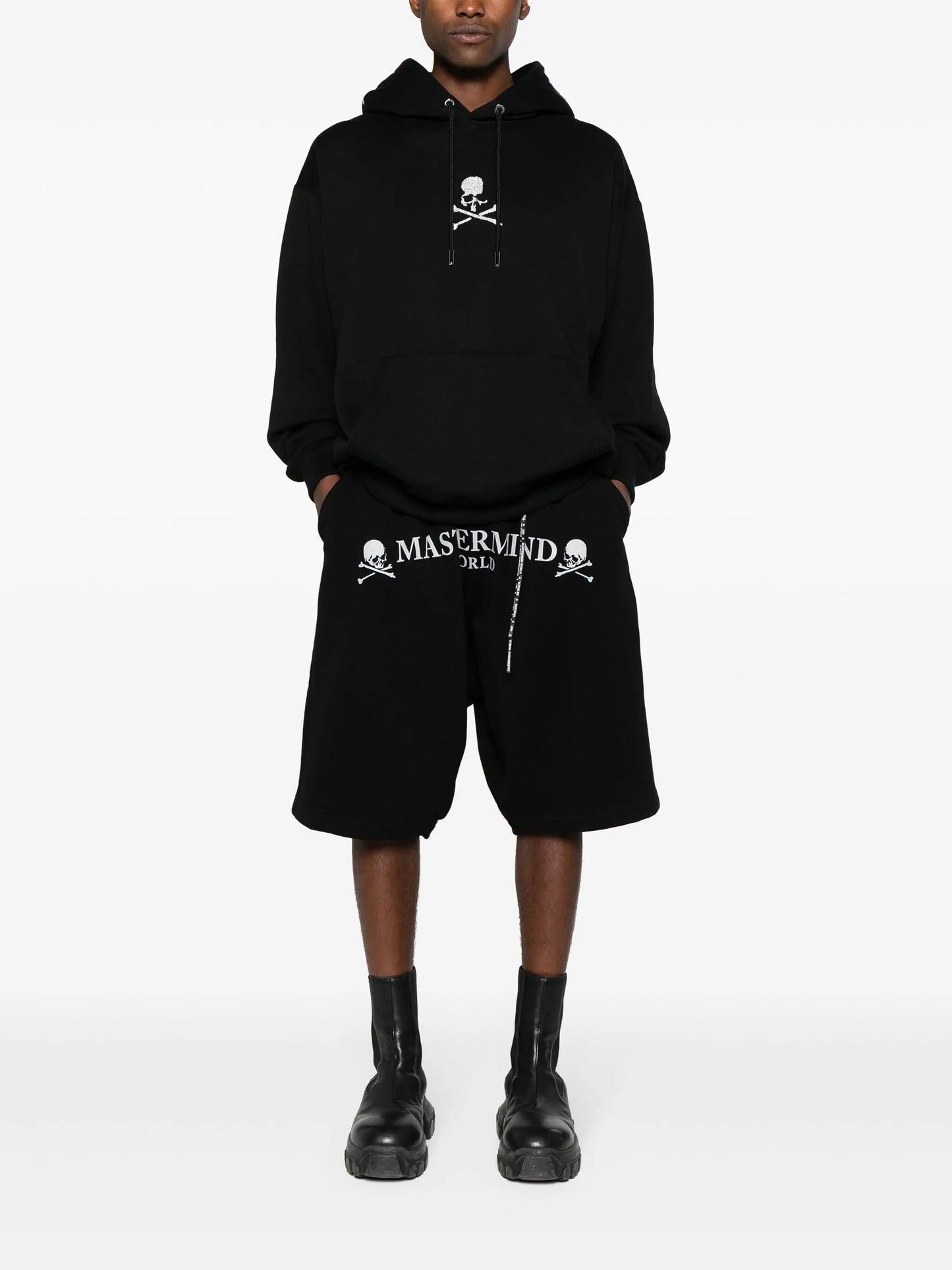 Easy logo-print track shorts