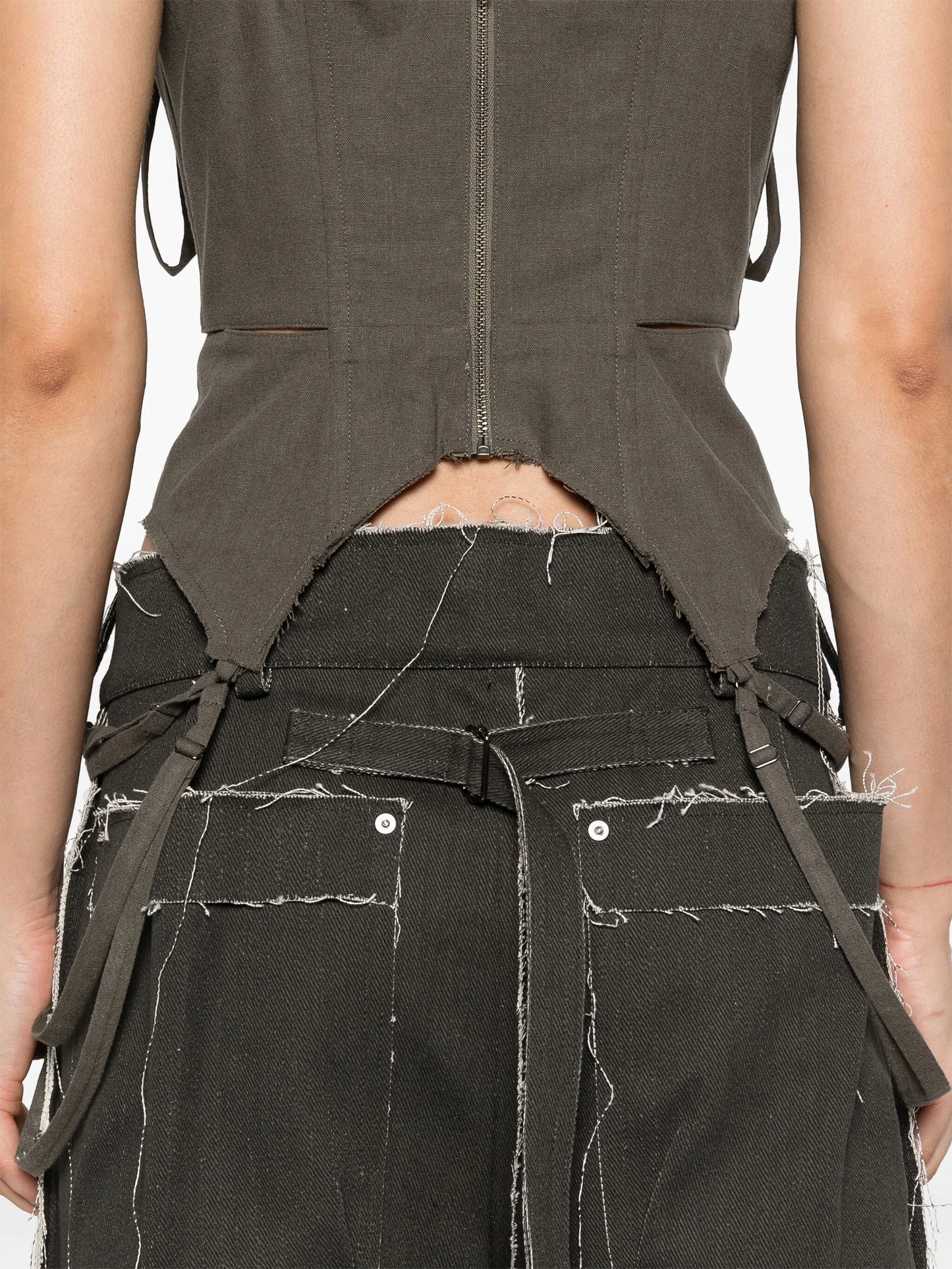 cut-out corset top