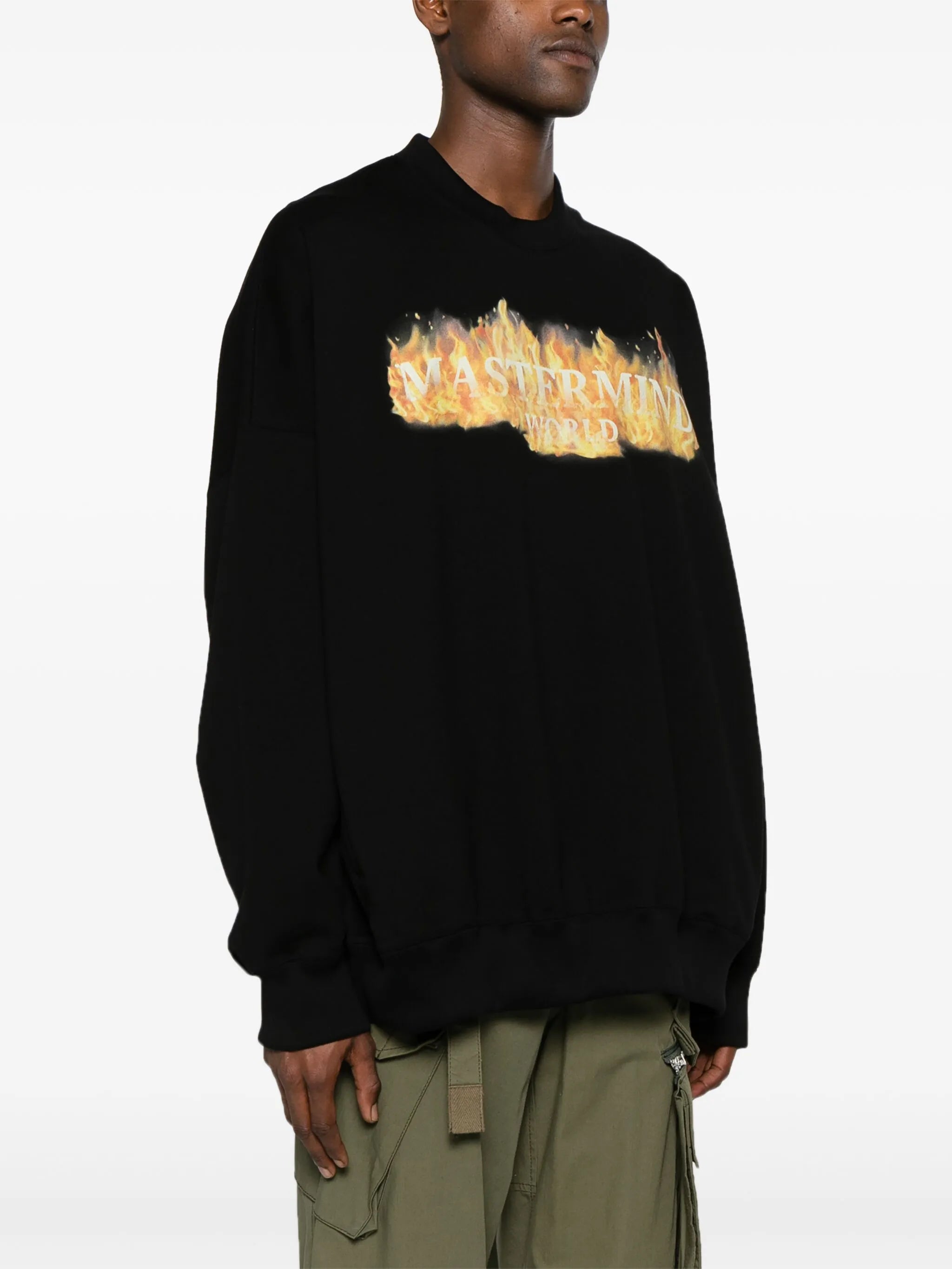 logo-print cotton sweatshirt