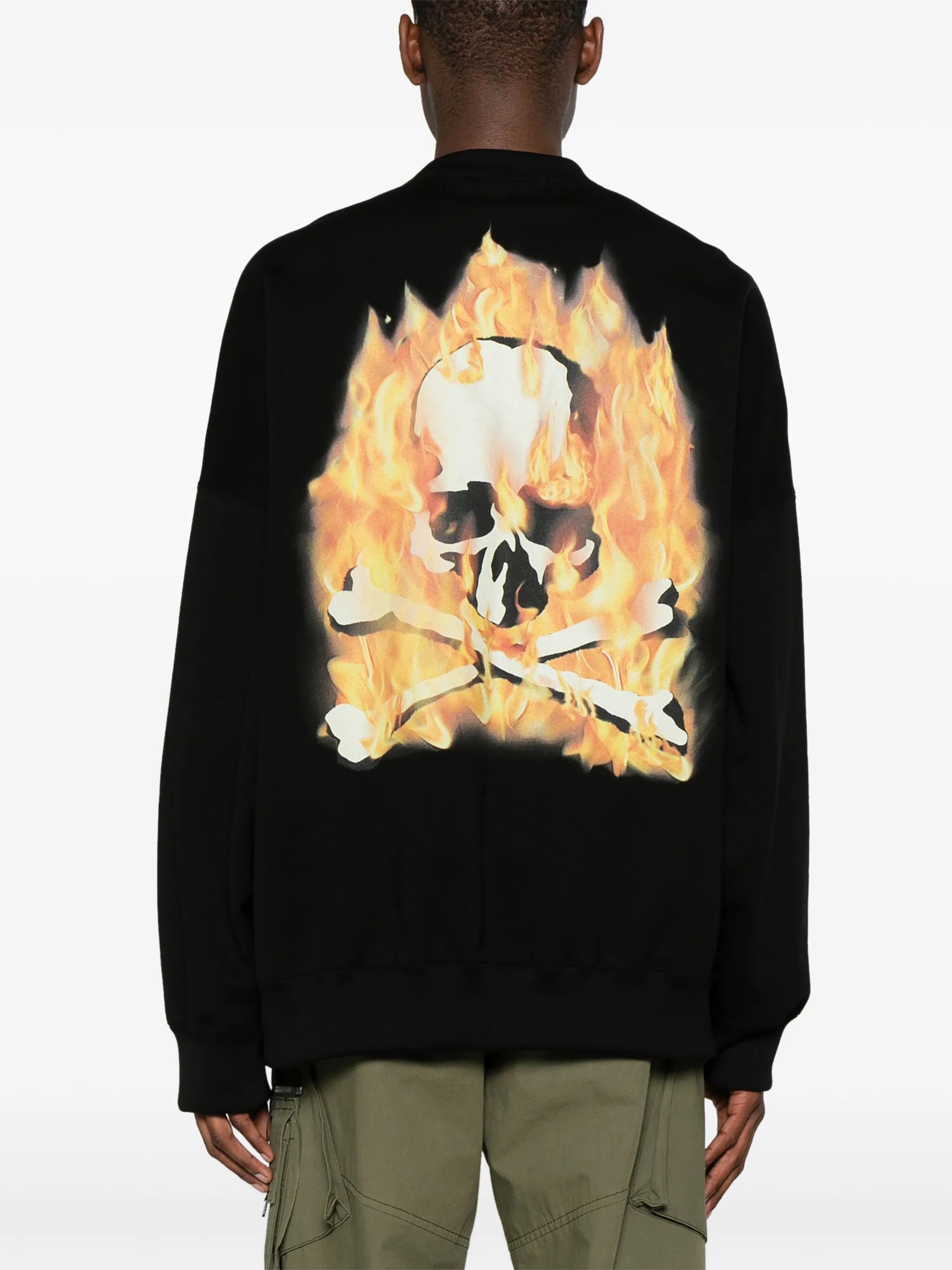 logo-print cotton sweatshirt