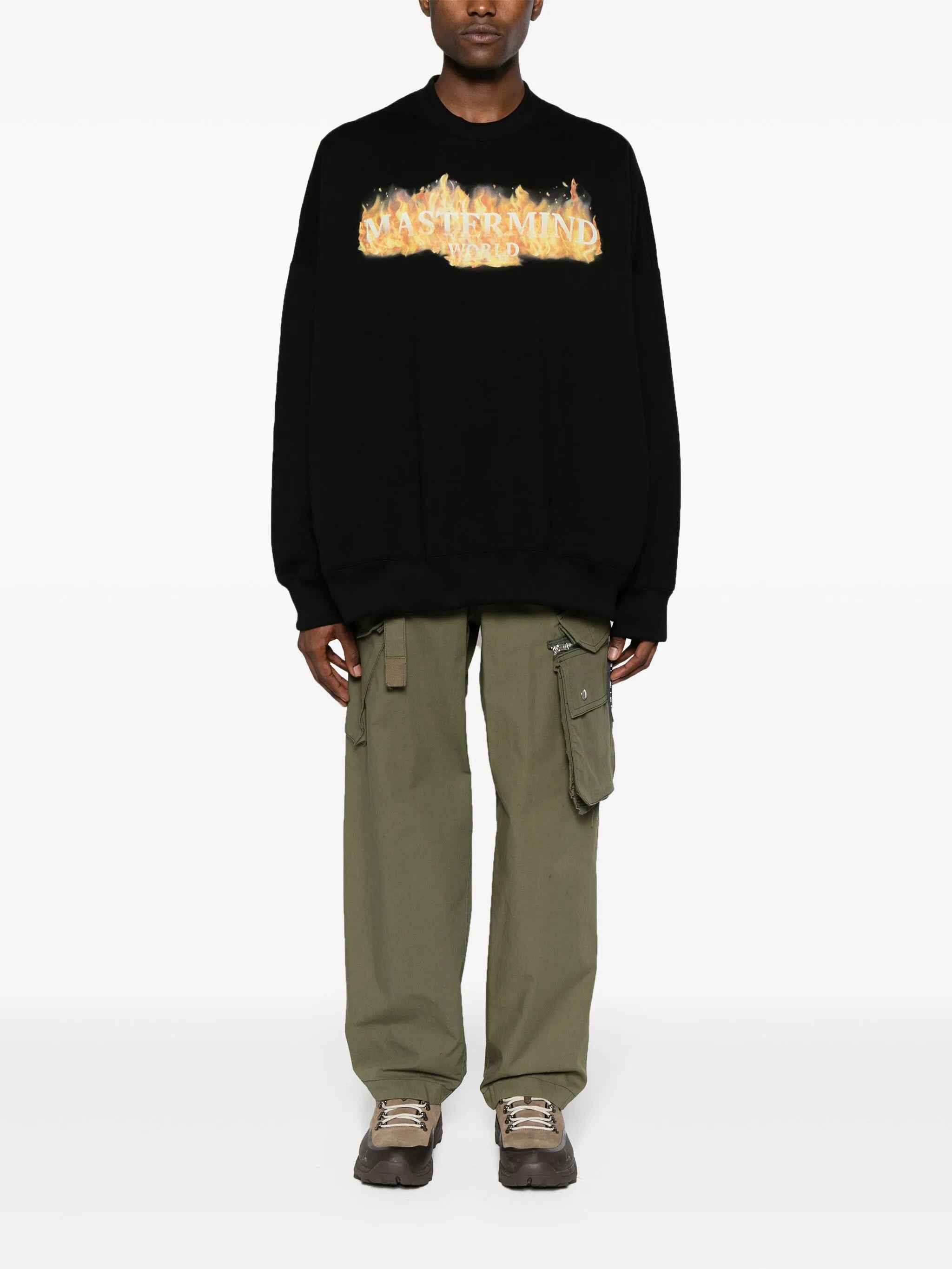 logo-print cotton sweatshirt