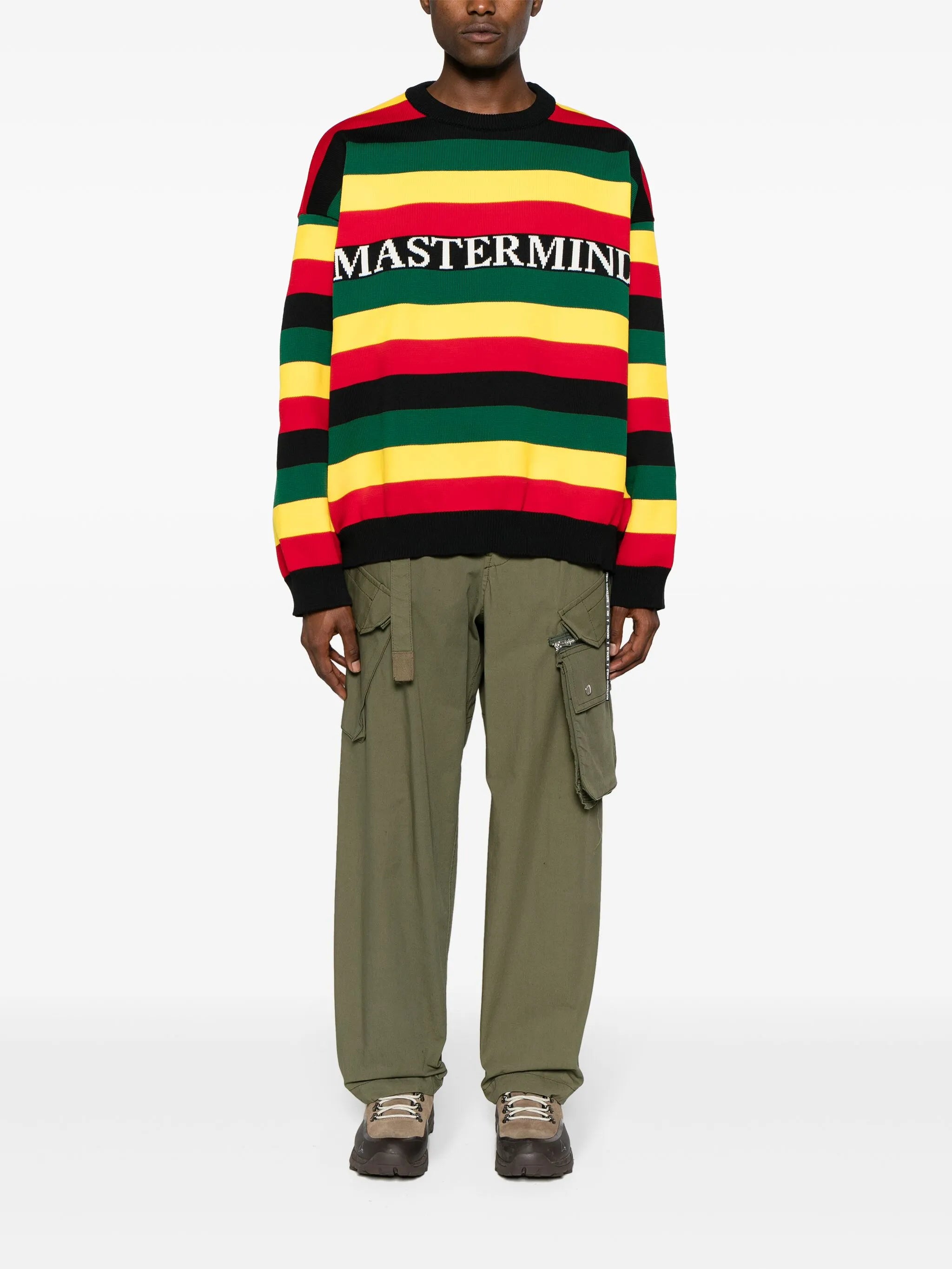 Rasta striped jumper