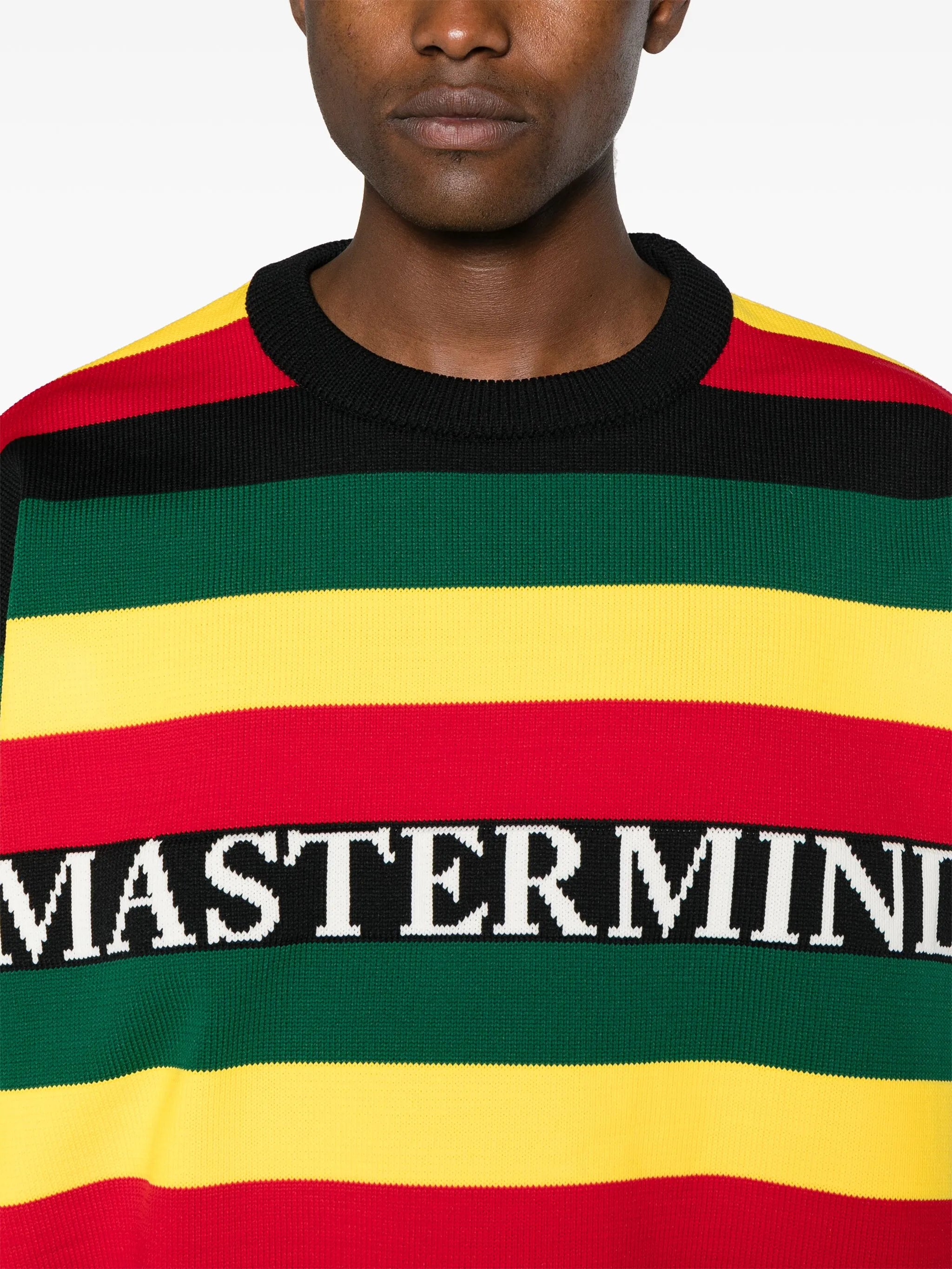 Rasta striped jumper