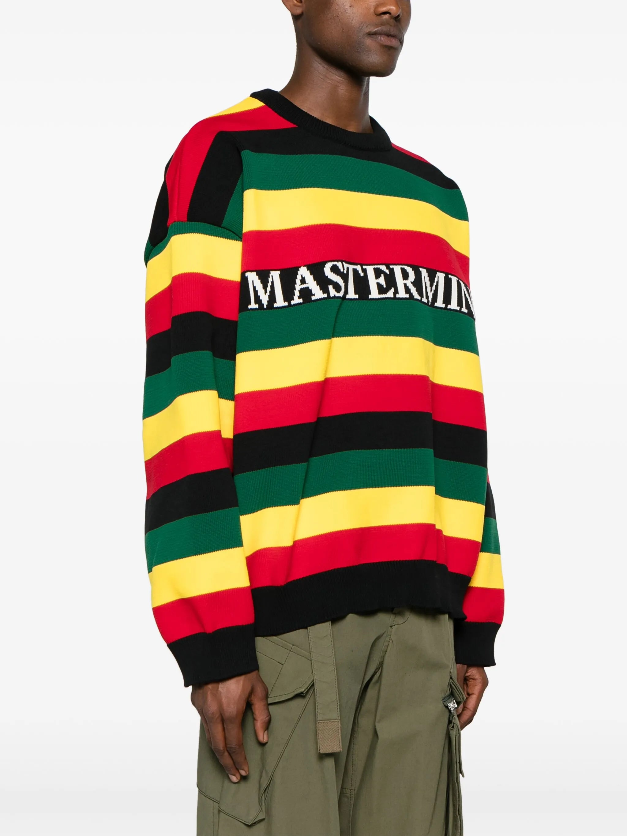 Rasta striped jumper