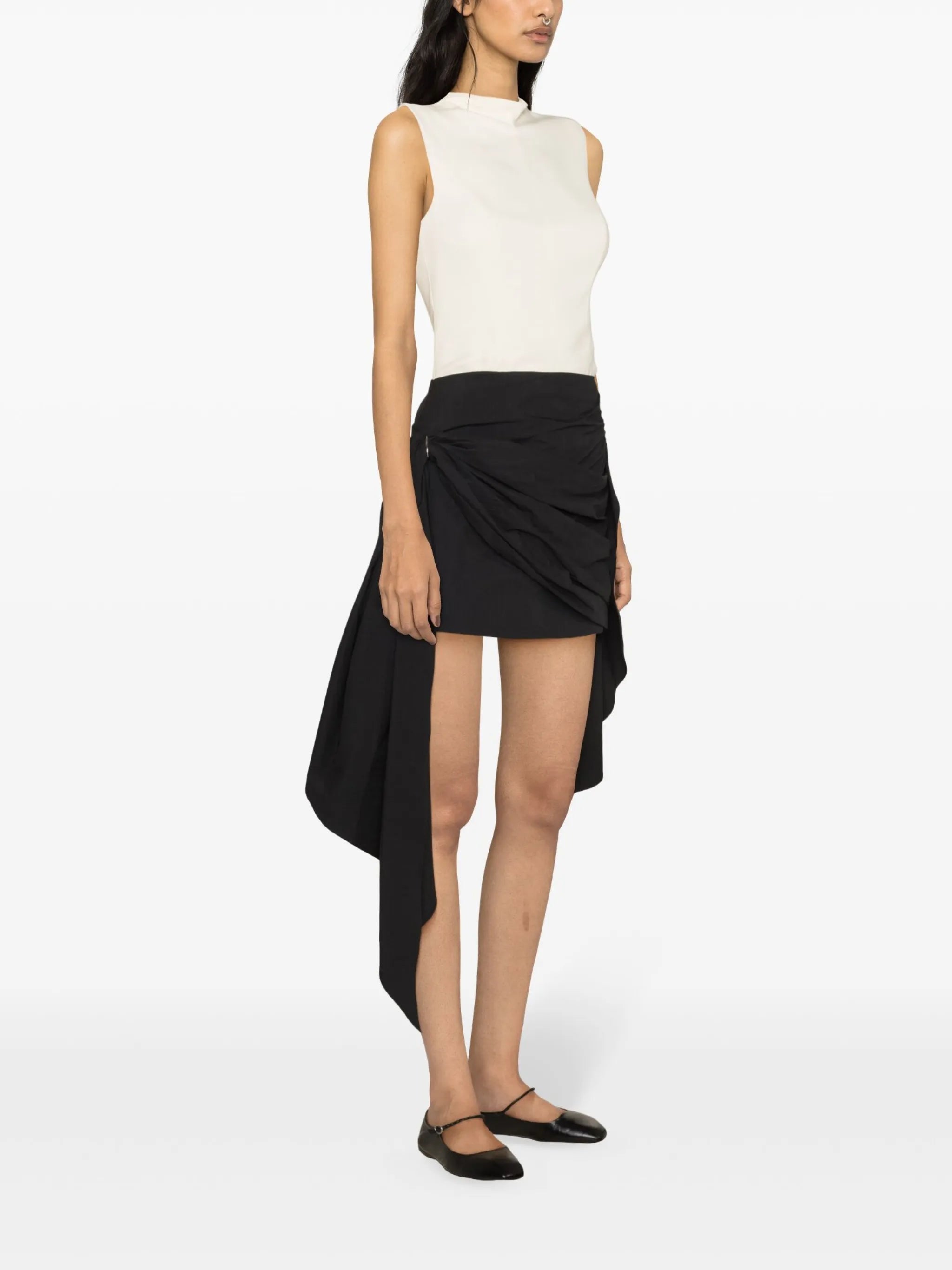 Cloud draped miniskirt