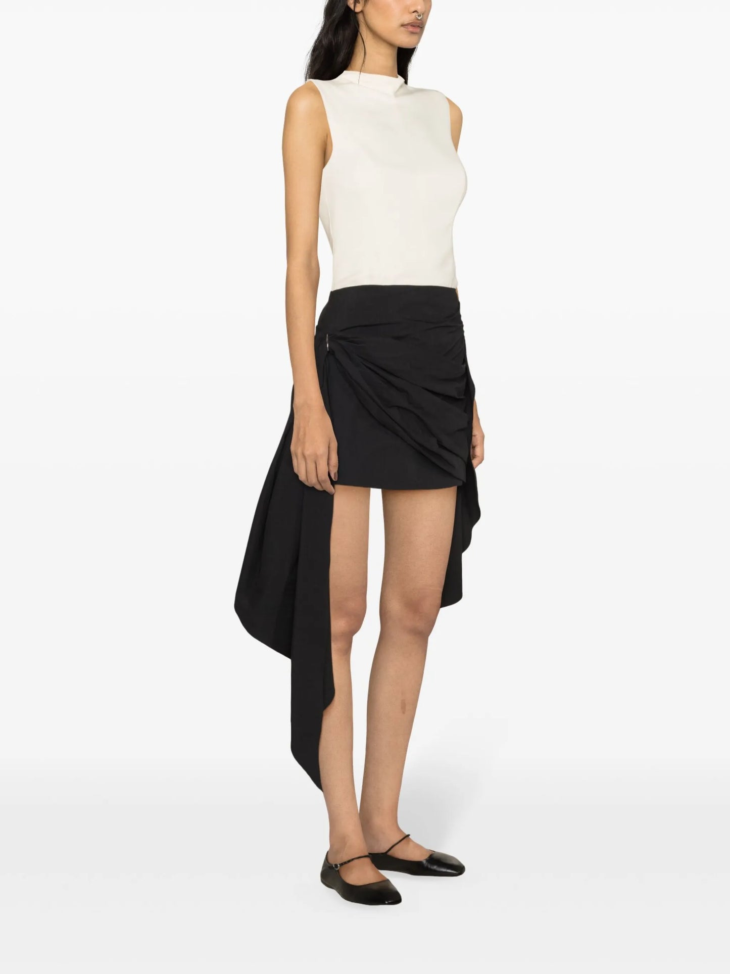 Cloud draped miniskirt