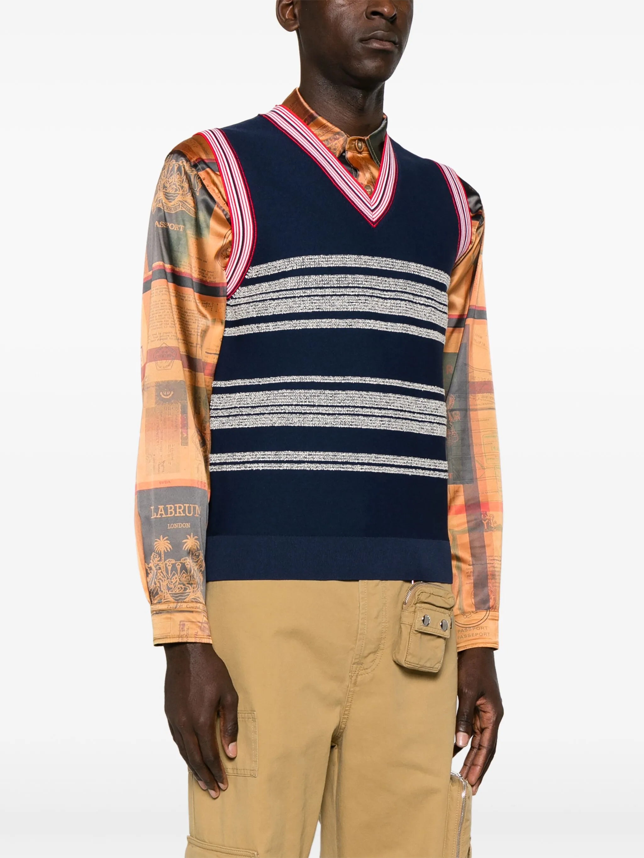 Shade V-neck vest