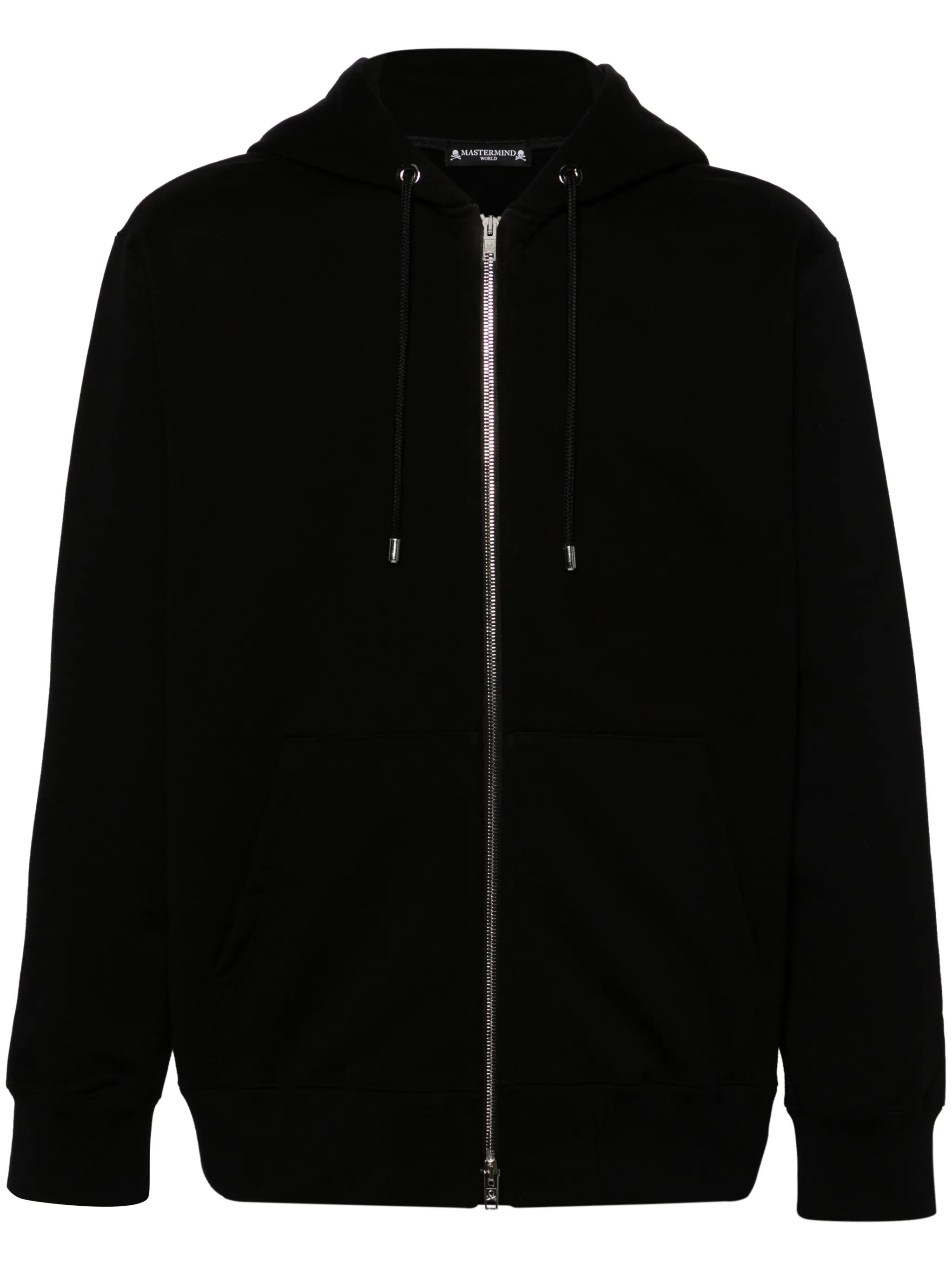 logo-embellished cotton hoodie